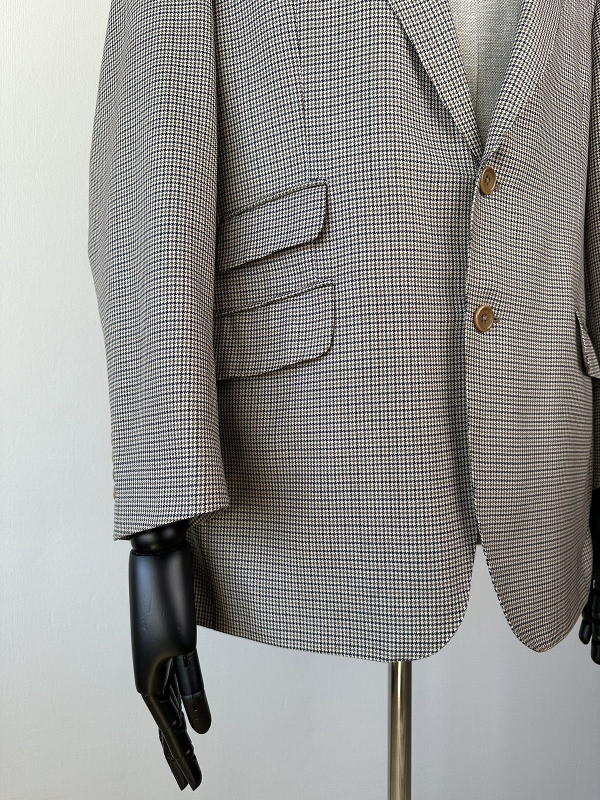 Aquascutum Vintage AQUASCUTUM Classic Check Blazer Jacket size 42S Size 42S - 5 Thumbnail