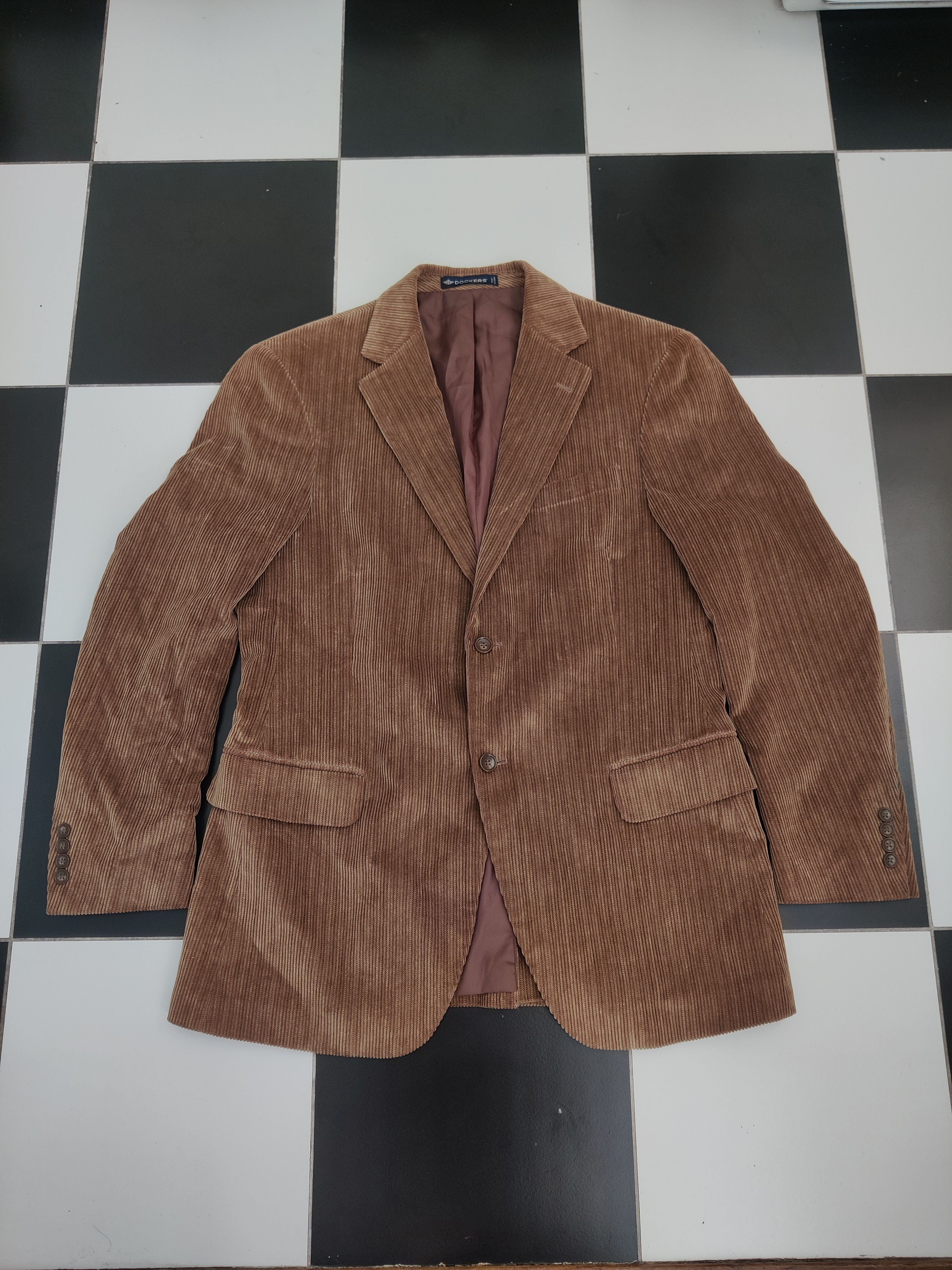 Dockers Brown Corduroy Docker's Blazer Size 40R - 1 Thumbnail