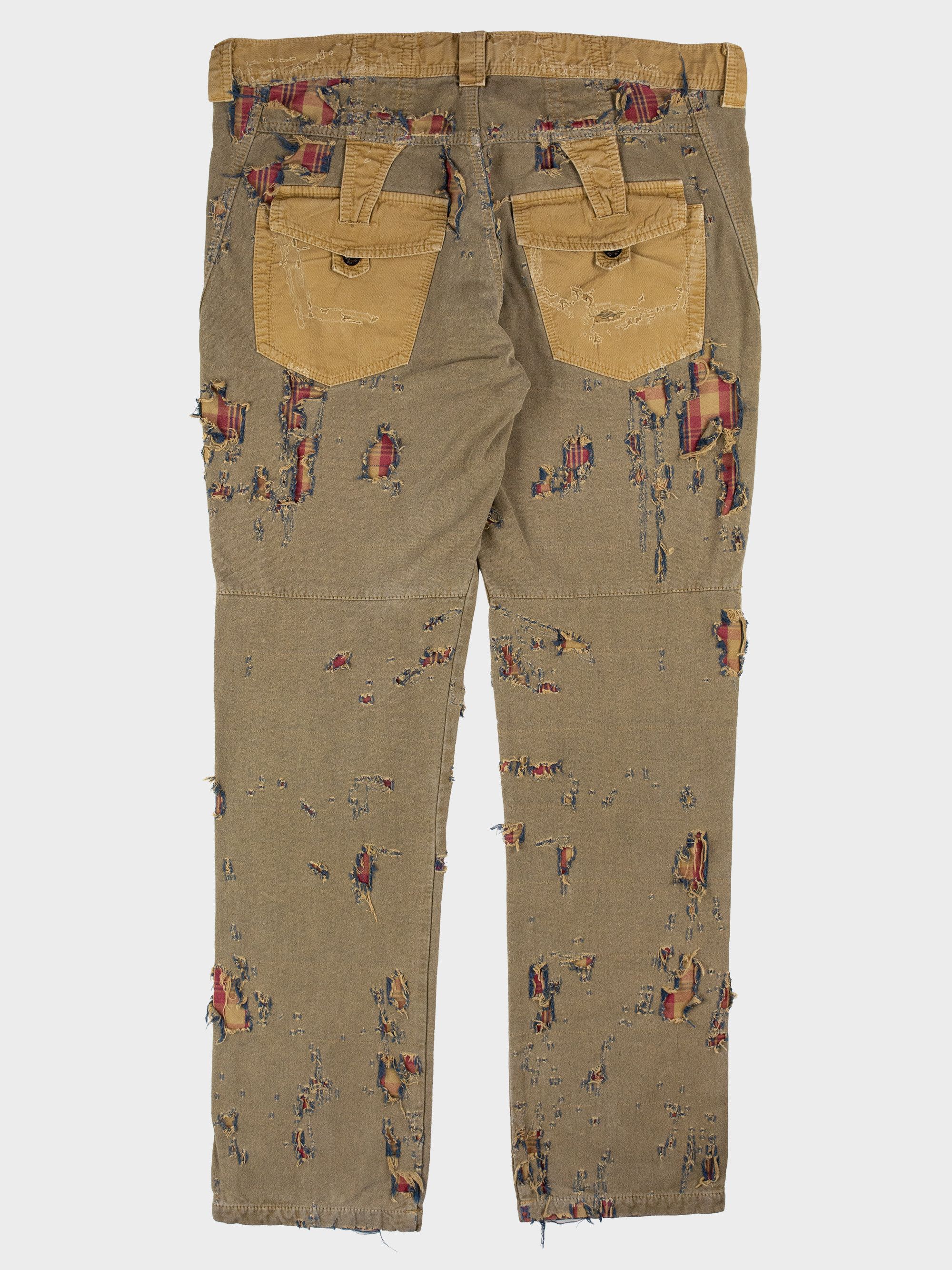 Marithe + Francois Girbaud RARE Marithé + François Girbaud destroyed cargo pants Size US 32 / EU 48 - 2 Thumbnail