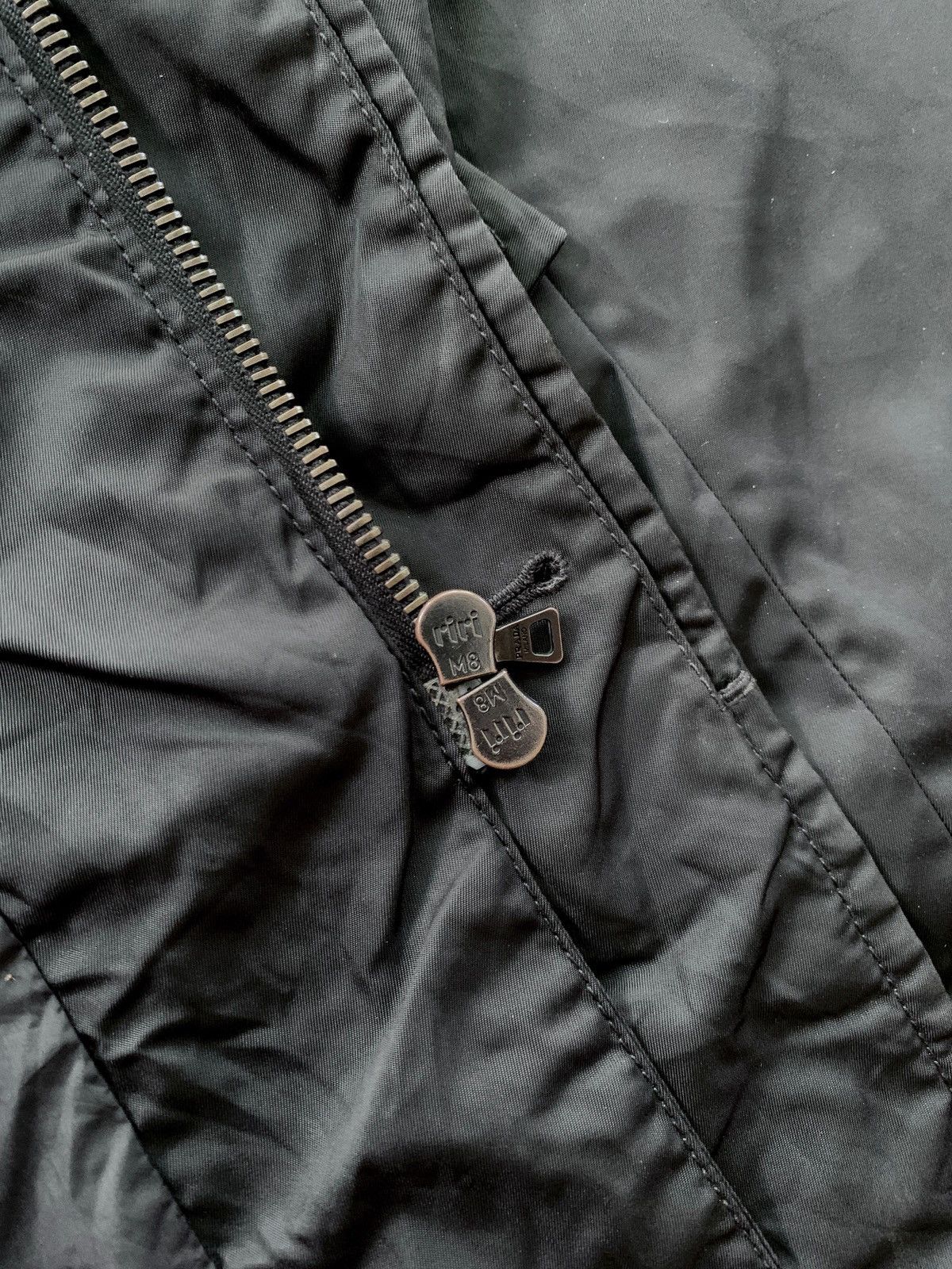 Prada FREE TAX! 2000s Convertible Nylon Long Coat Jacket Size US L / EU 52-54 / 3 - 10 Thumbnail