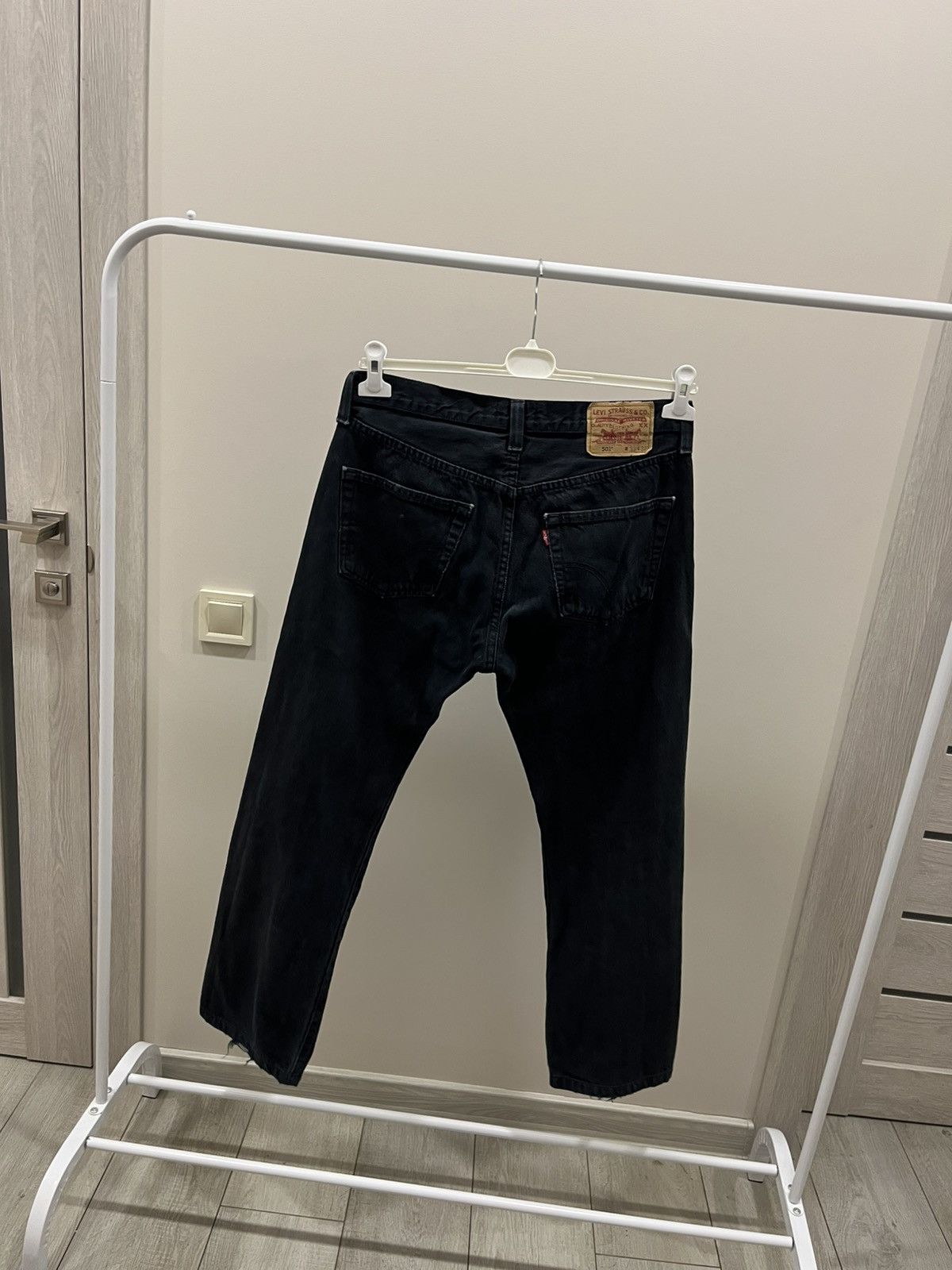 Levi's Levi's 501 black jeans w33 l32 vintage crazy Y2K streetwear Size US 33 - 3 Thumbnail