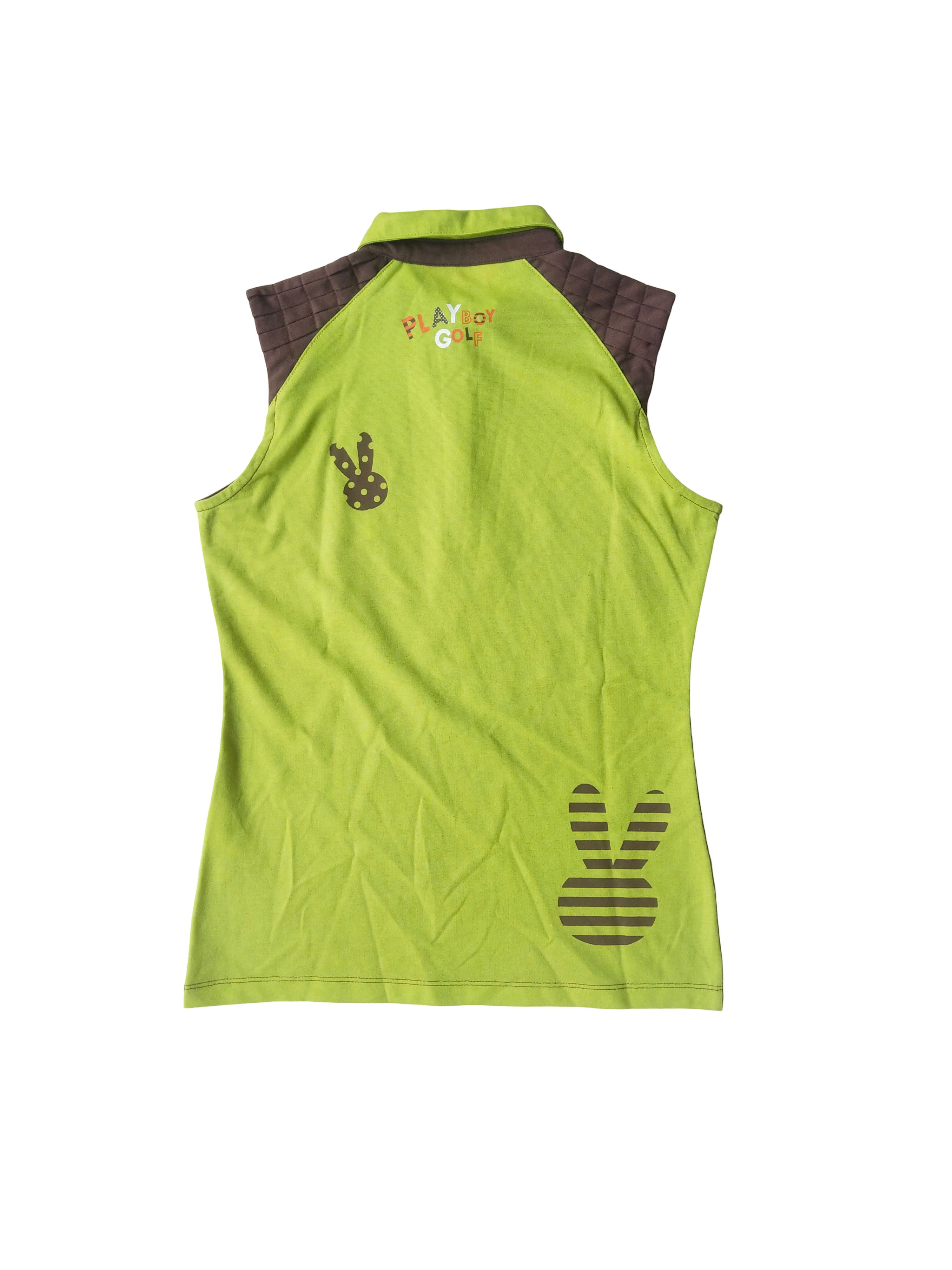 Playboy Playboy Golf Colorblock Sleeveless Polo Shirt Size S / US 4 / IT 40 - 1 Thumbnail