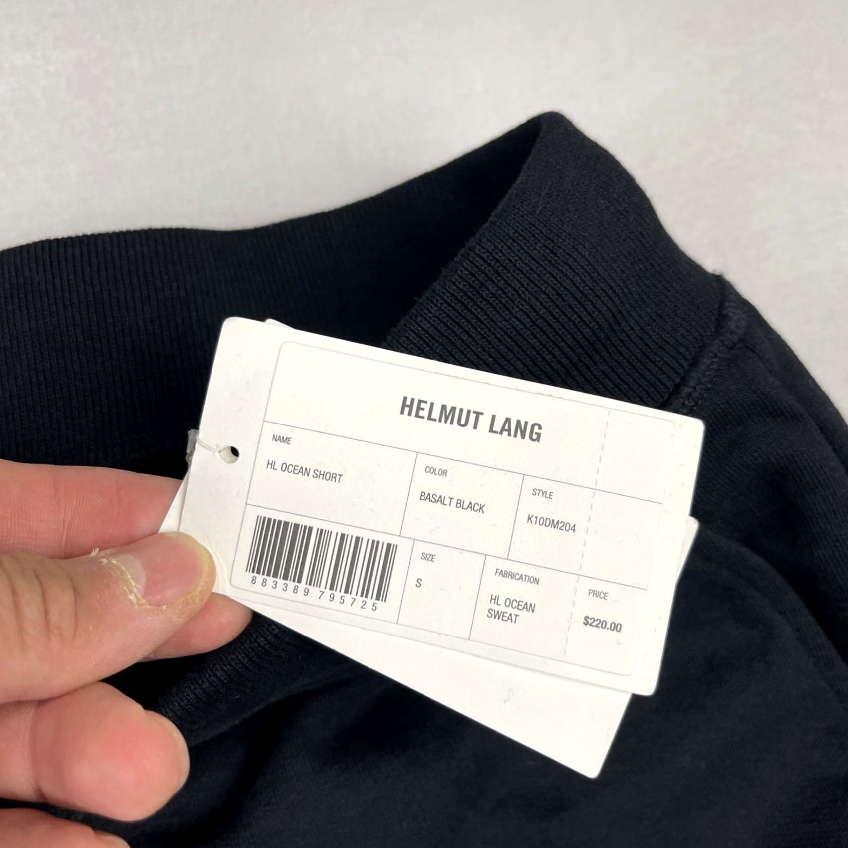 Helmut Lang Helmut Lang Shorts Mens Small Black Ocean Short Sweat Ocean Short Sweat Mens Small Black 90s? Size 28" / US 6 / IT 42 - 7 Thumbnail