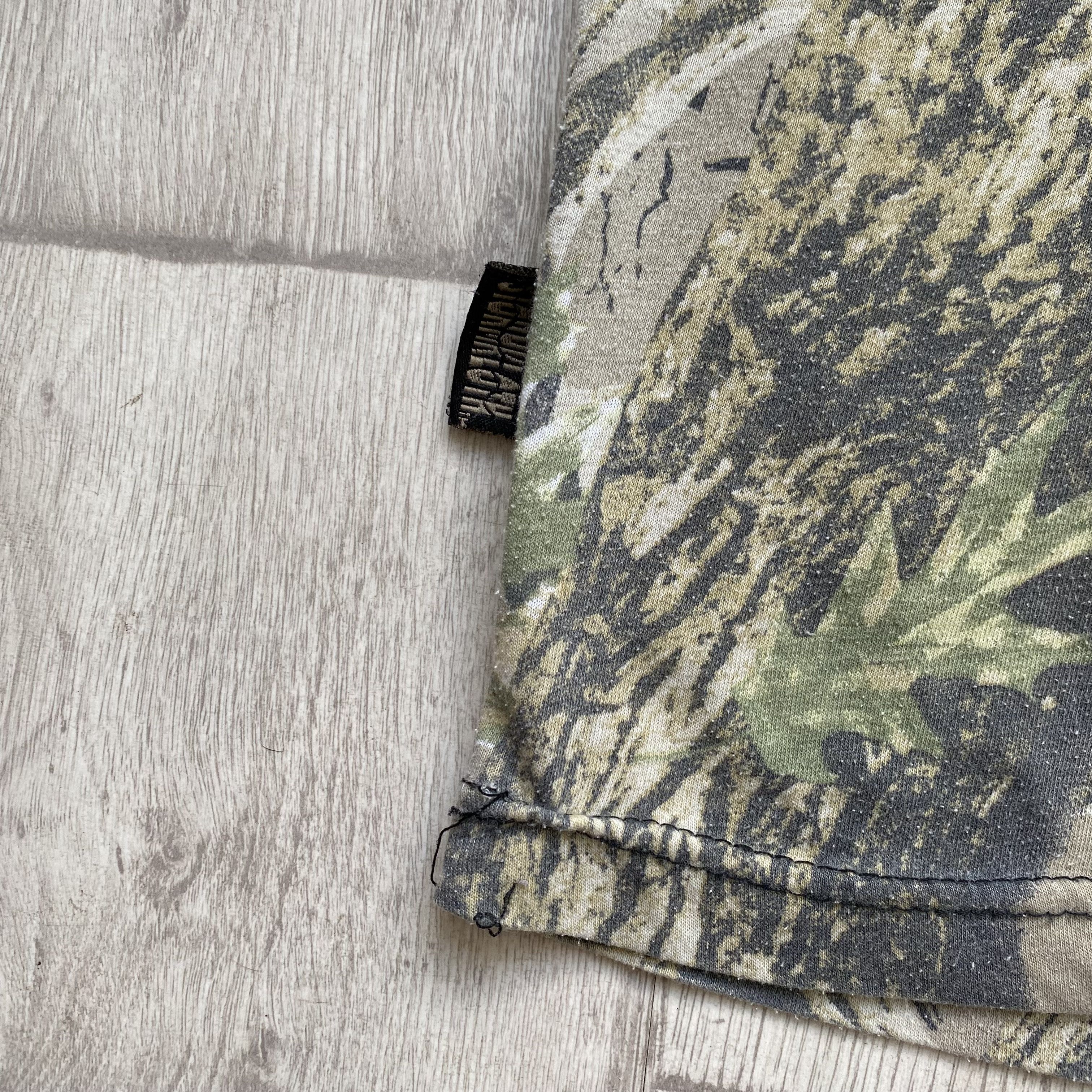 Realtree 🍂 Vintage Moosy Oaks Camo Real tree Distressed Tee Size US XXL / EU 58 / 5 - 7 Thumbnail
