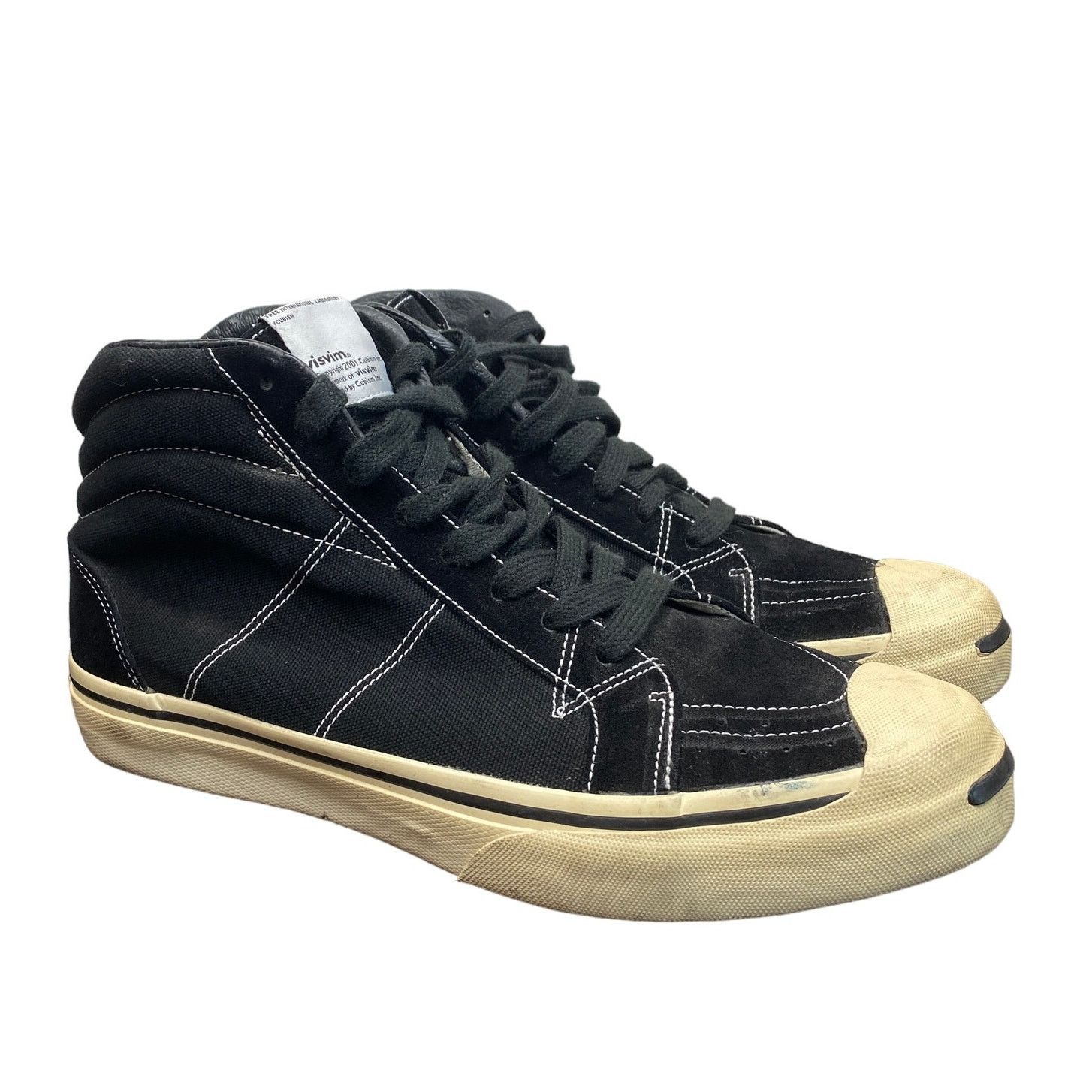 Visvim Rare Vintage 2001 Visvim Cubism High Top Skate Sneakers 9 Size US 9 / EU 42 - 1 Thumbnail