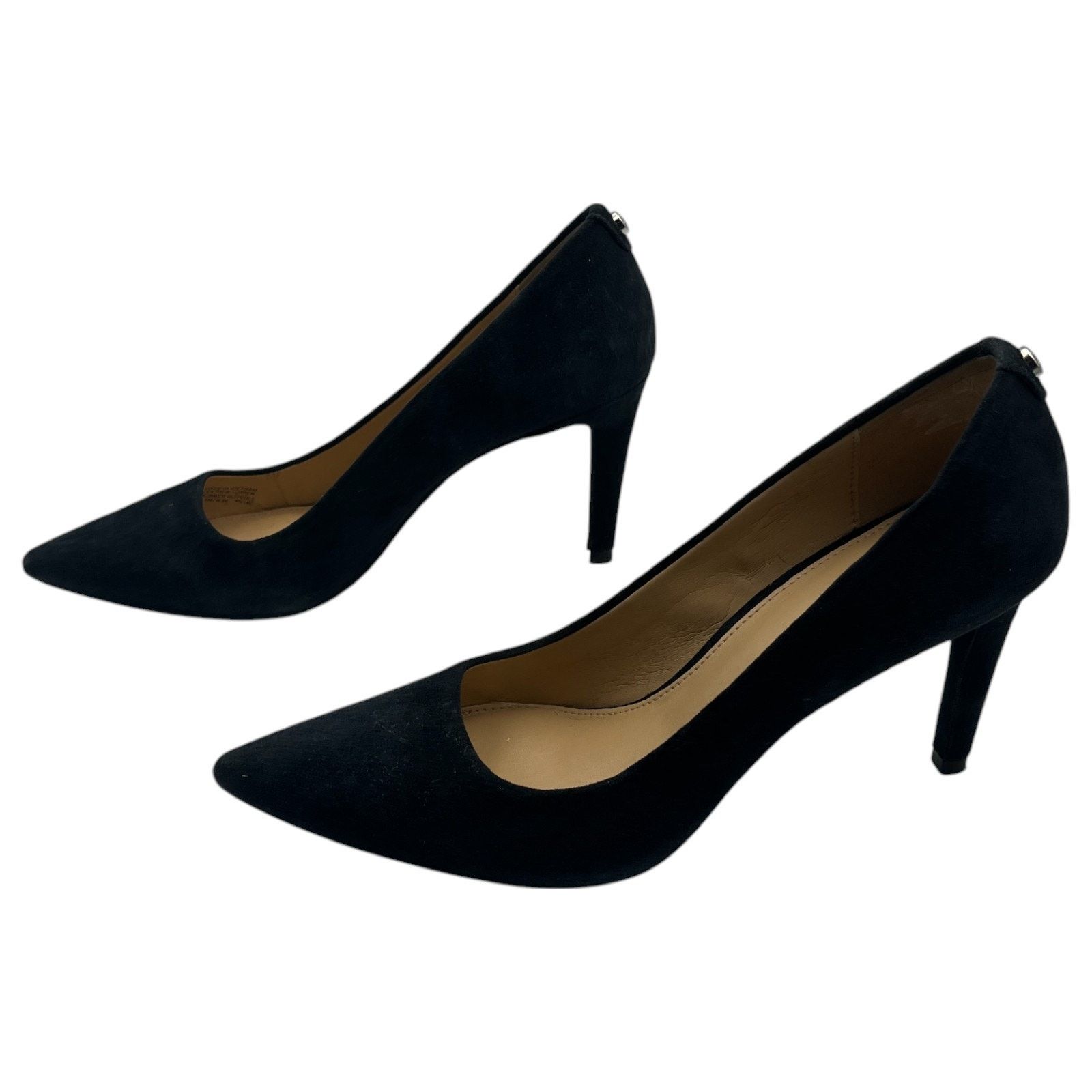 Michael Kors Michael Kors Dorothy Flex Suede Pointed Toe Pumps Navy 6.5M Size US 6.5 / IT 36.5 - 1 Thumbnail
