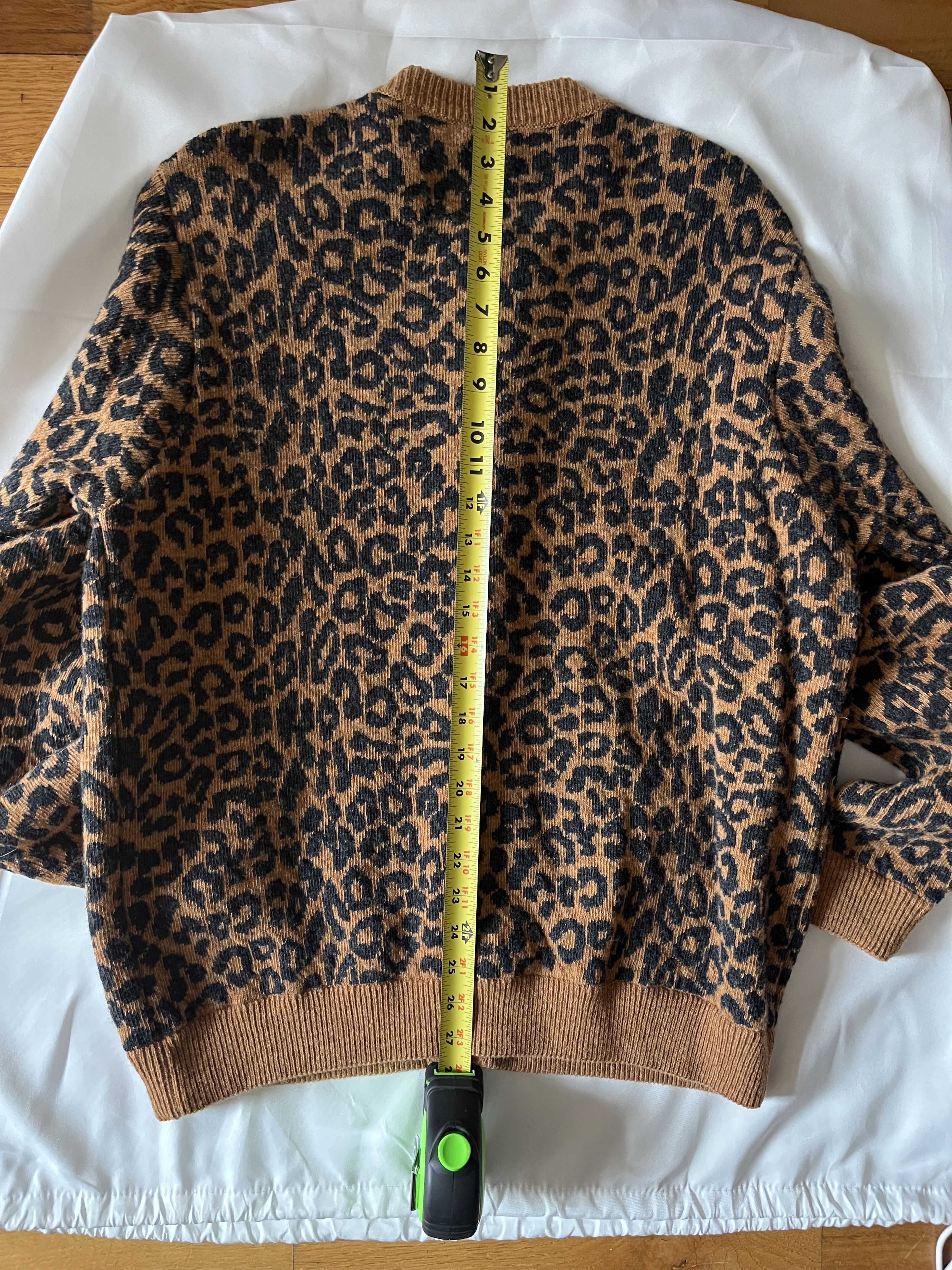 Noah Leopard Cardigan Sweater Size US L / EU 52-54 / 3 - 8 Thumbnail