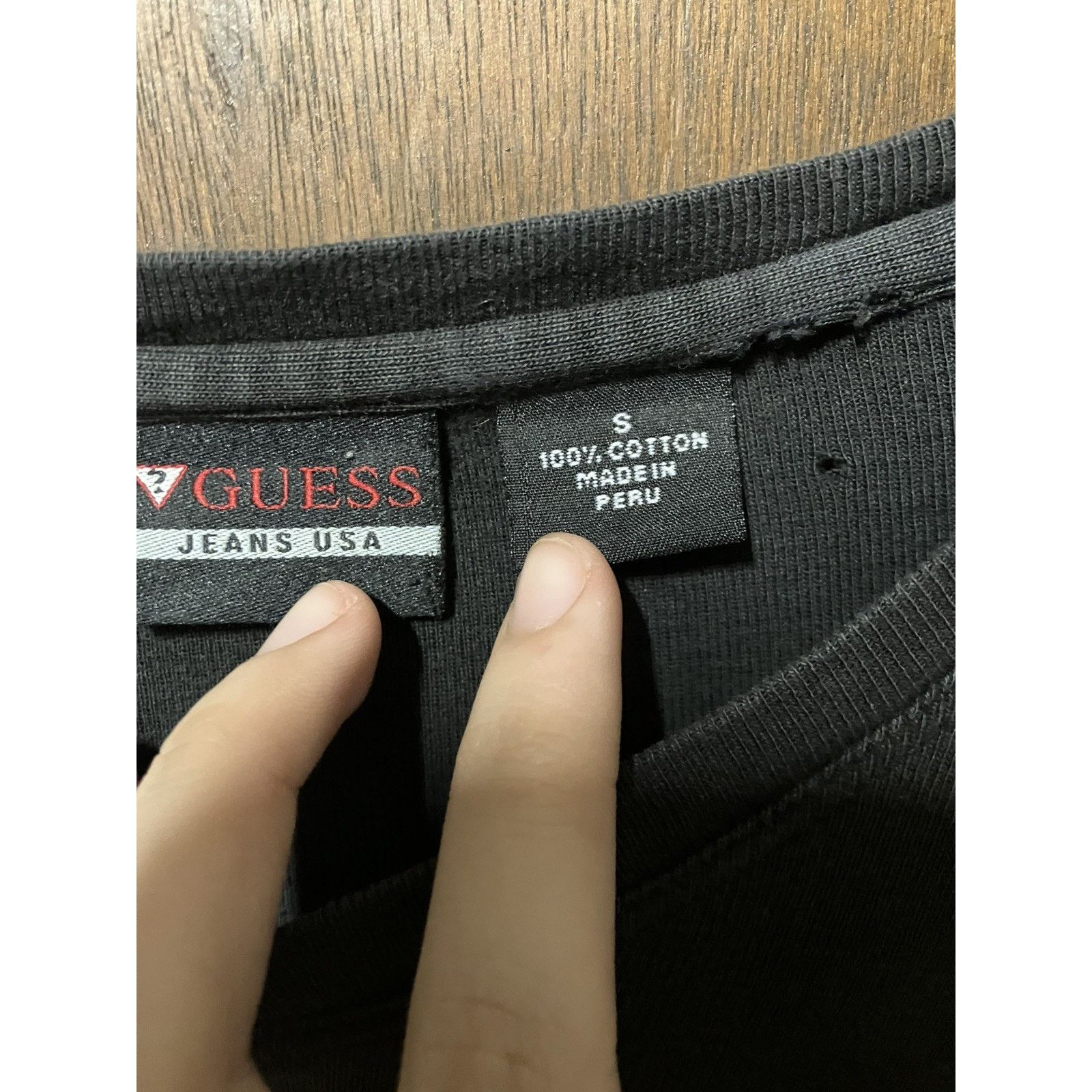 Guess Vtg 90s Guess Jeans USA Long Sleeve - Small - READ Size US S / EU 44-46 / 1 - 3 Thumbnail
