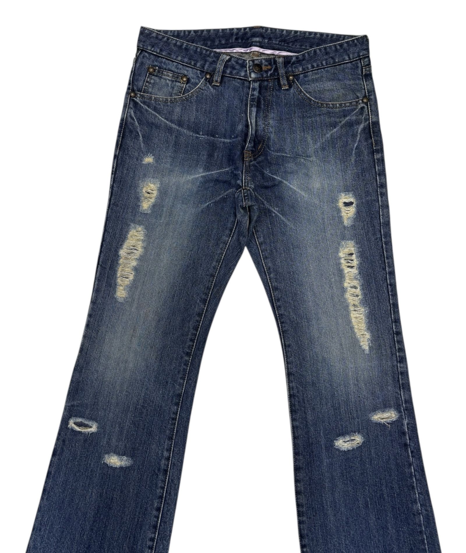 Hysteric Glamour × If Six Was Nine × Tornado Mart CUSTOM CULTURE FLARE JEANS Size US 32 / EU 48 - 5 Thumbnail