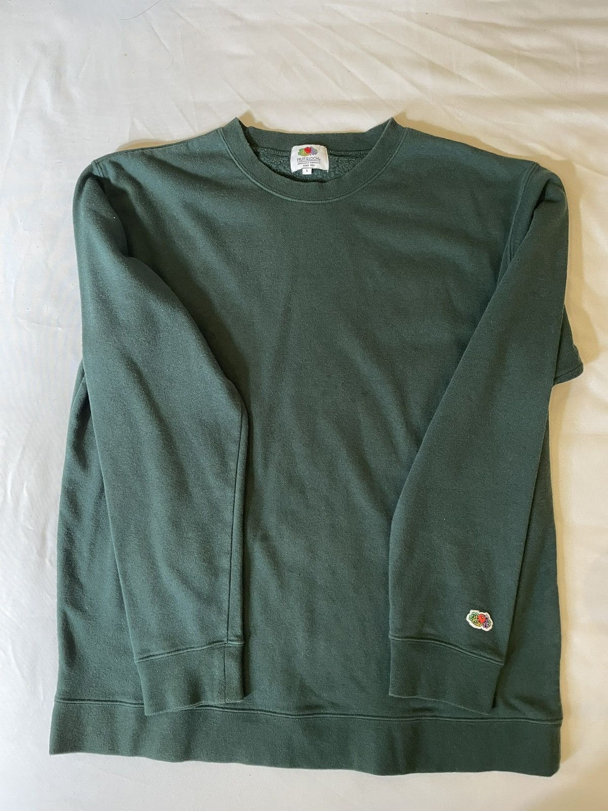 Fruit Of The Loom Fruit of the loom blank sweatshirt vintage dark green size L Size US L / EU 52-54 / 3 - 1 Thumbnail