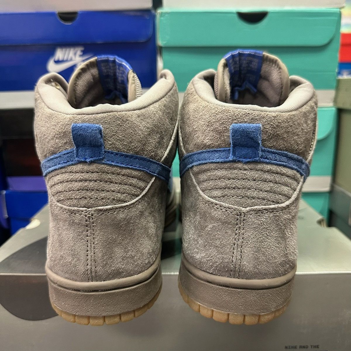 Nike Size 10.5 - Nike Dunk Pro SB High Iron 305050-241 Size US 10.5 / EU 43-44 - 3 Thumbnail