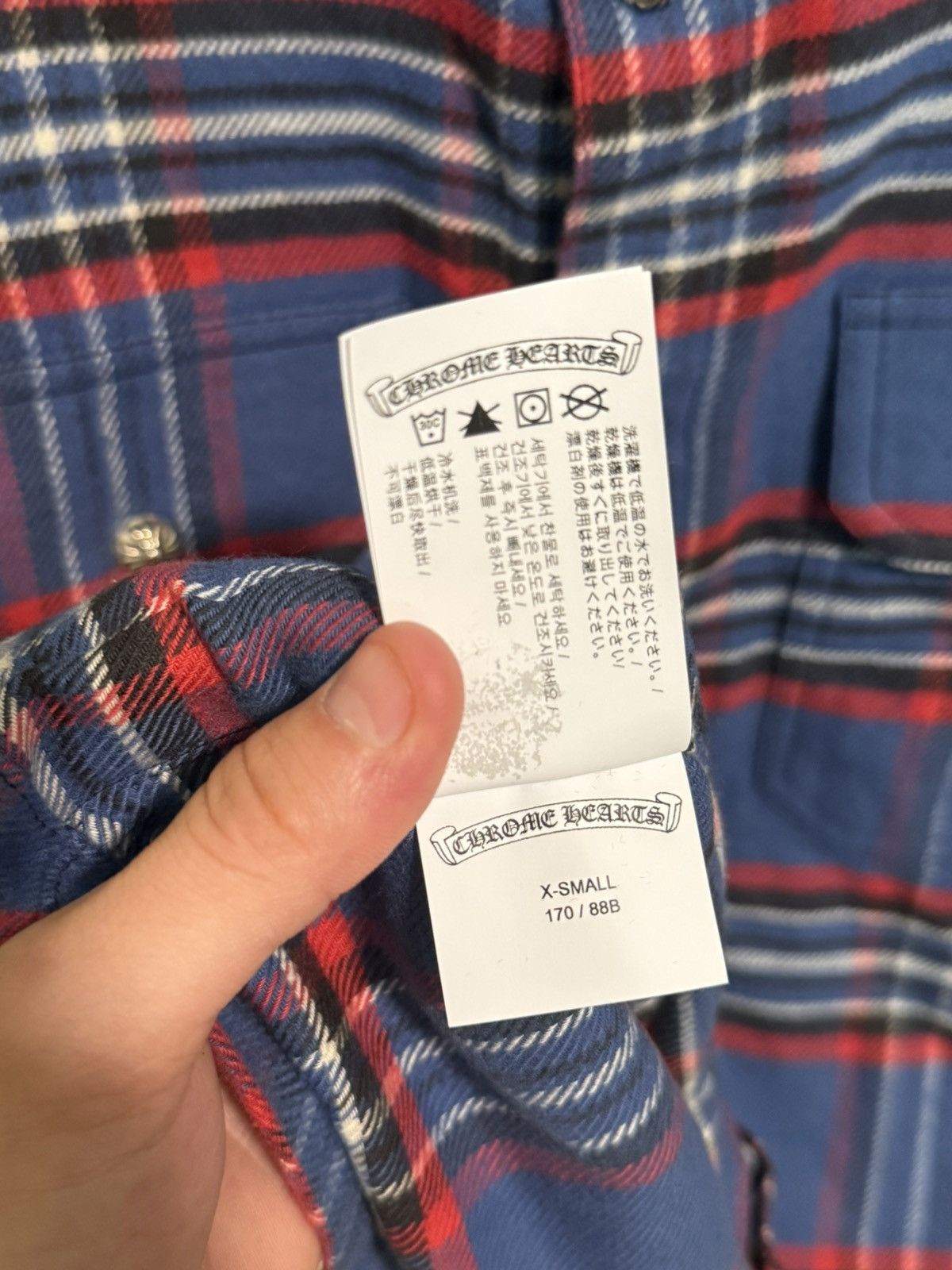 Chrome Hearts Chrome Hearts Flannel Work Dog Shirt Size US XS / EU 42 / 0 - 11 Thumbnail