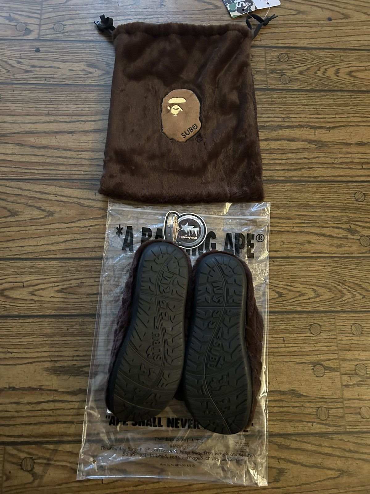 Bape × SUBU Bape x Subu Winter Slippers | Grailed