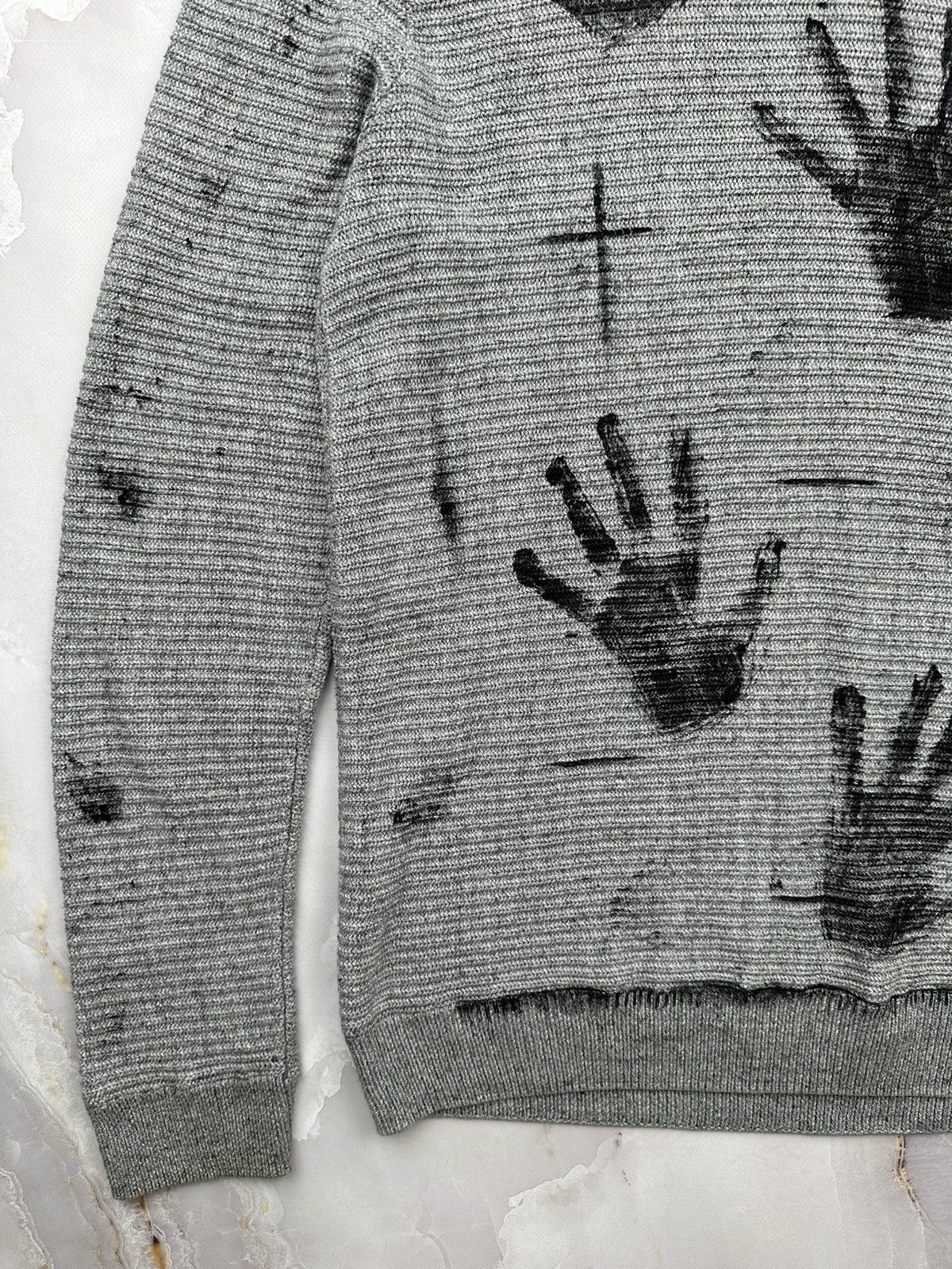 Vintage Knit Painted Sweater