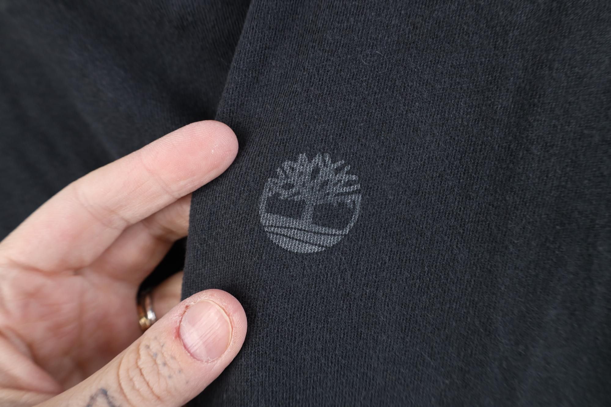 Timberland Vintage Y2K Timberland Spell Out Stencil Logo T-Shirt Black Size US XXL / EU 58 / 5 - 4 Thumbnail