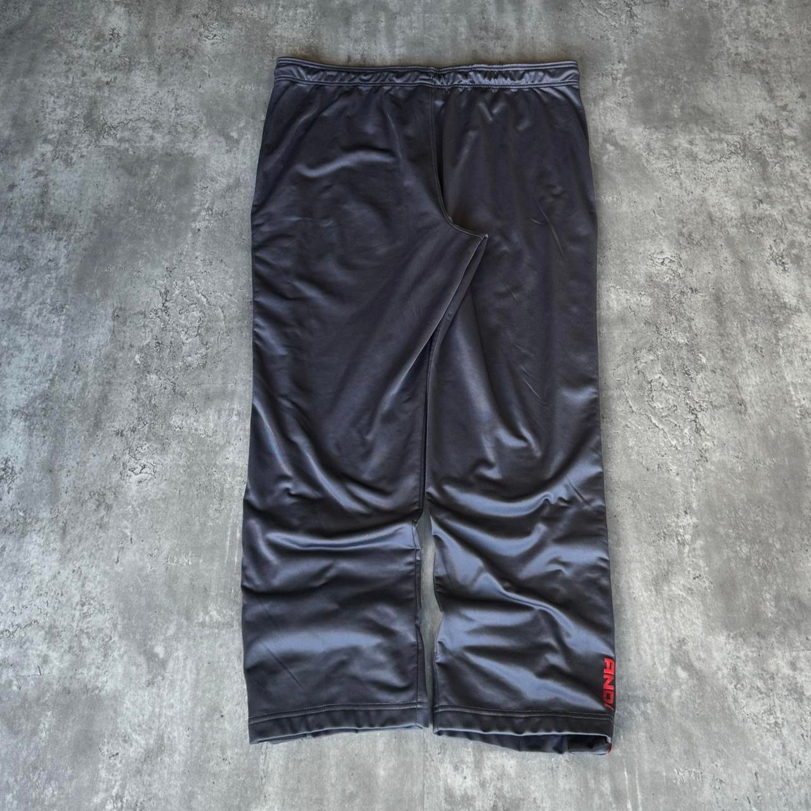 NBA × Vintage Vintage Y2K AND1 Basketball Breakaway Opium Sweatpants Size US 44 / EU 60 - 2 Thumbnail