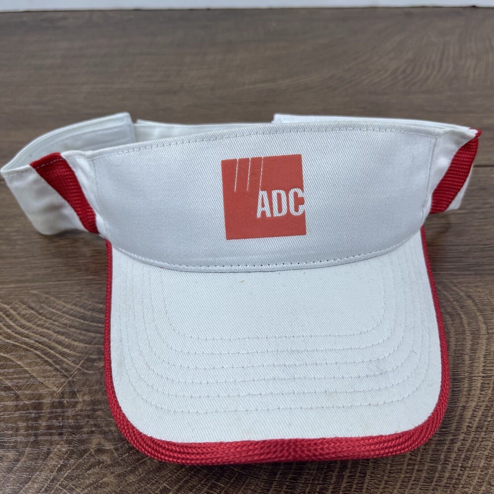 Other ADC W Visor Hat White ADC Cap Hat Adjustable Hat White Adult Size ONE SIZE - 4 Thumbnail