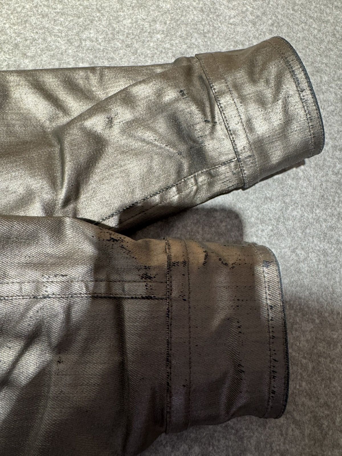 Rick Owens Rick Owens Gunmetal Fogpocket Shirt Size US M / EU 48-50 / 2 - 9 Thumbnail