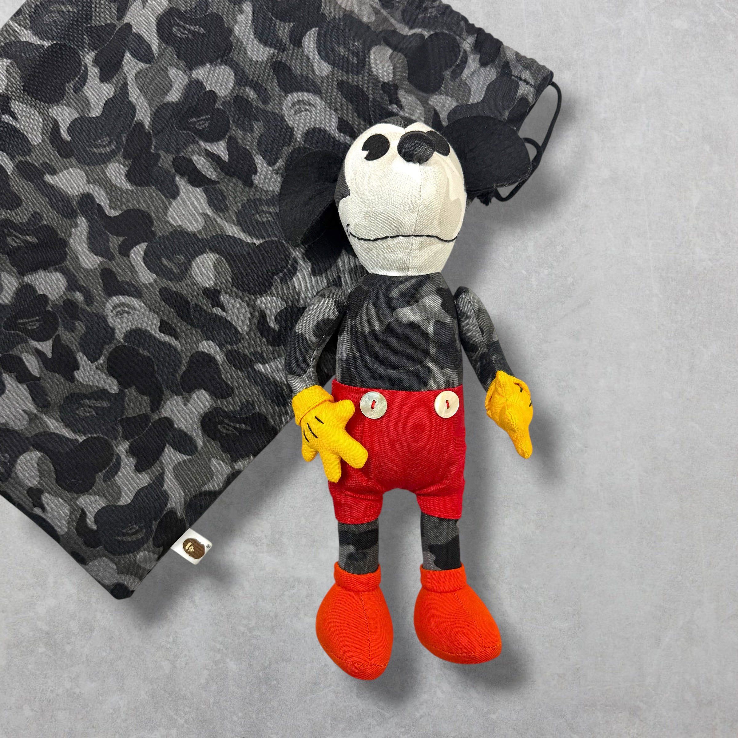 Bape Bape Mickey Mouse Plush Doll Size ONE SIZE - 1 Thumbnail