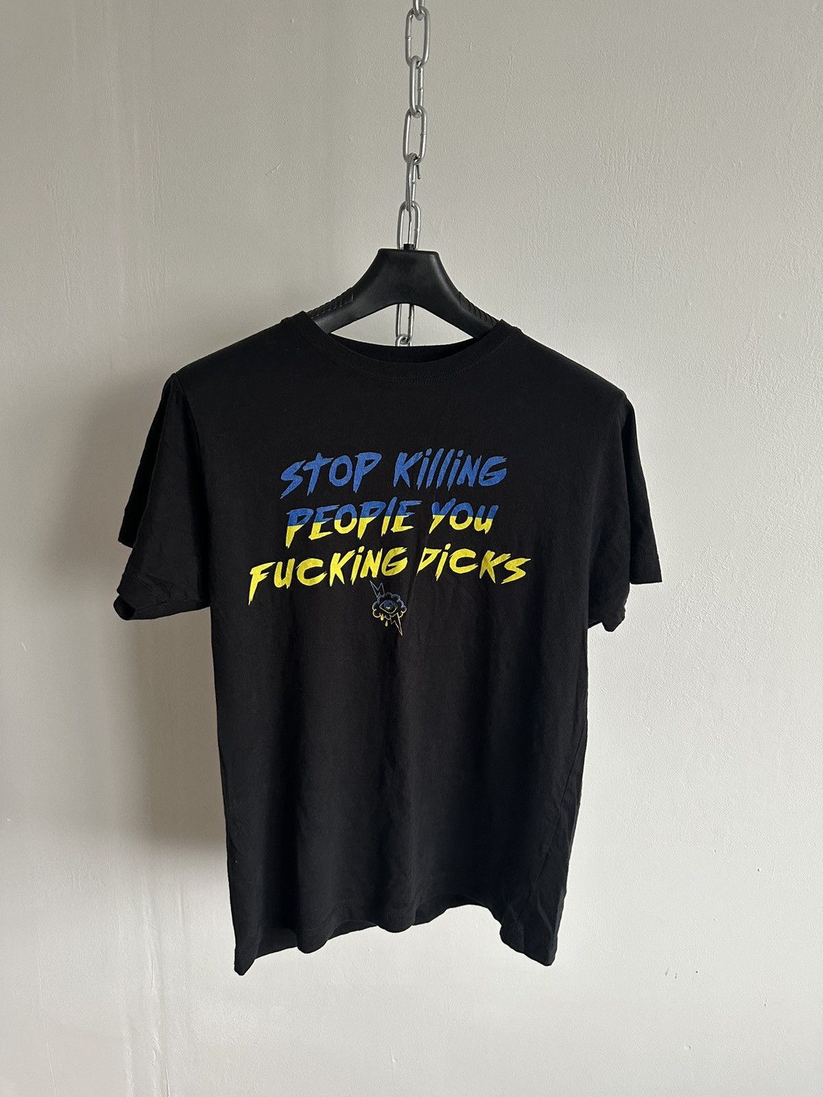 Other T Shirt Of Ukraine stop killing people you fucking dicks Size US M / EU 48-50 / 2 - 1 Thumbnail