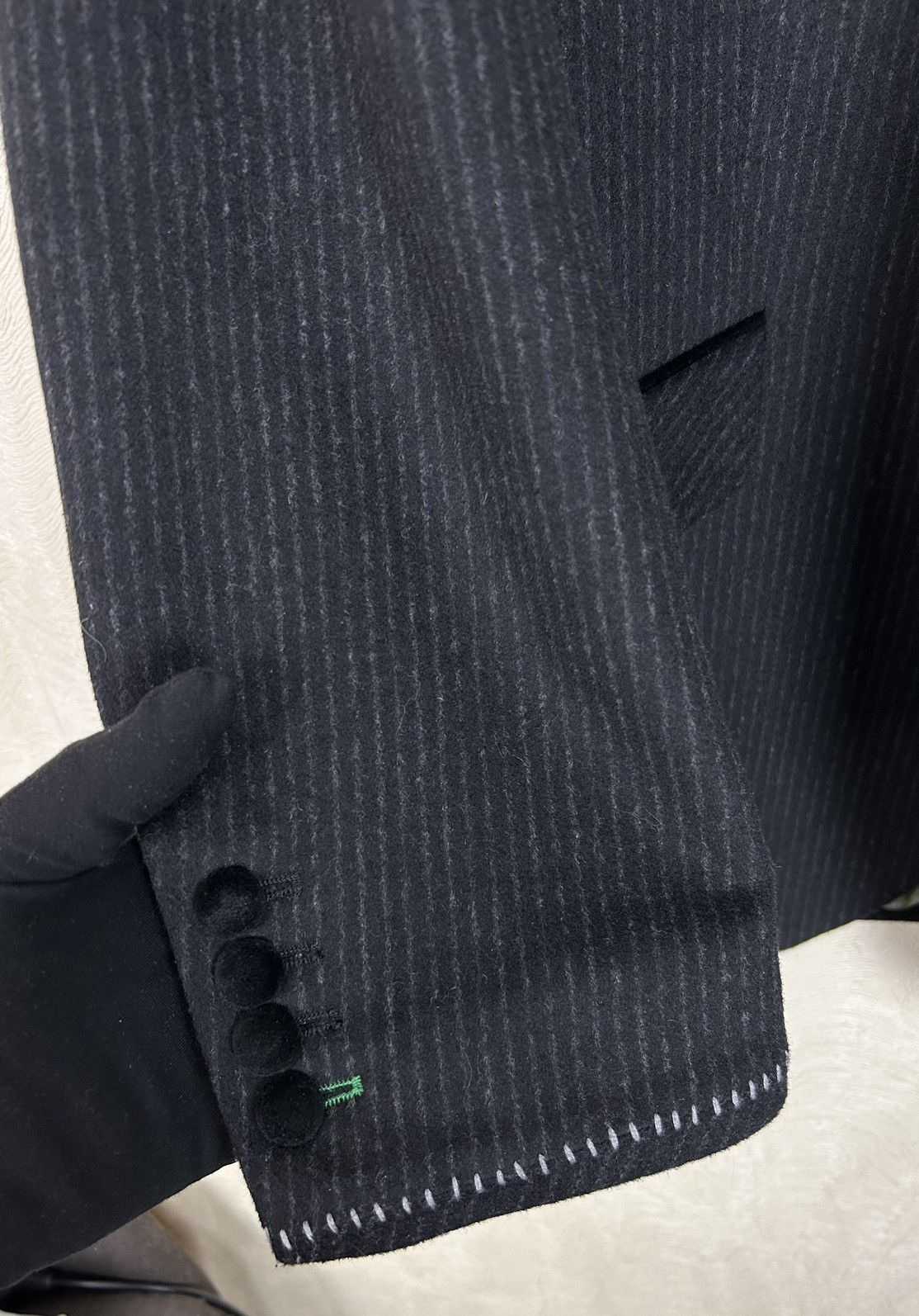 Designer × Esquire Holland Esquire Striped Wool Blazer Jacket Size EU54 Size 44R - 5 Thumbnail