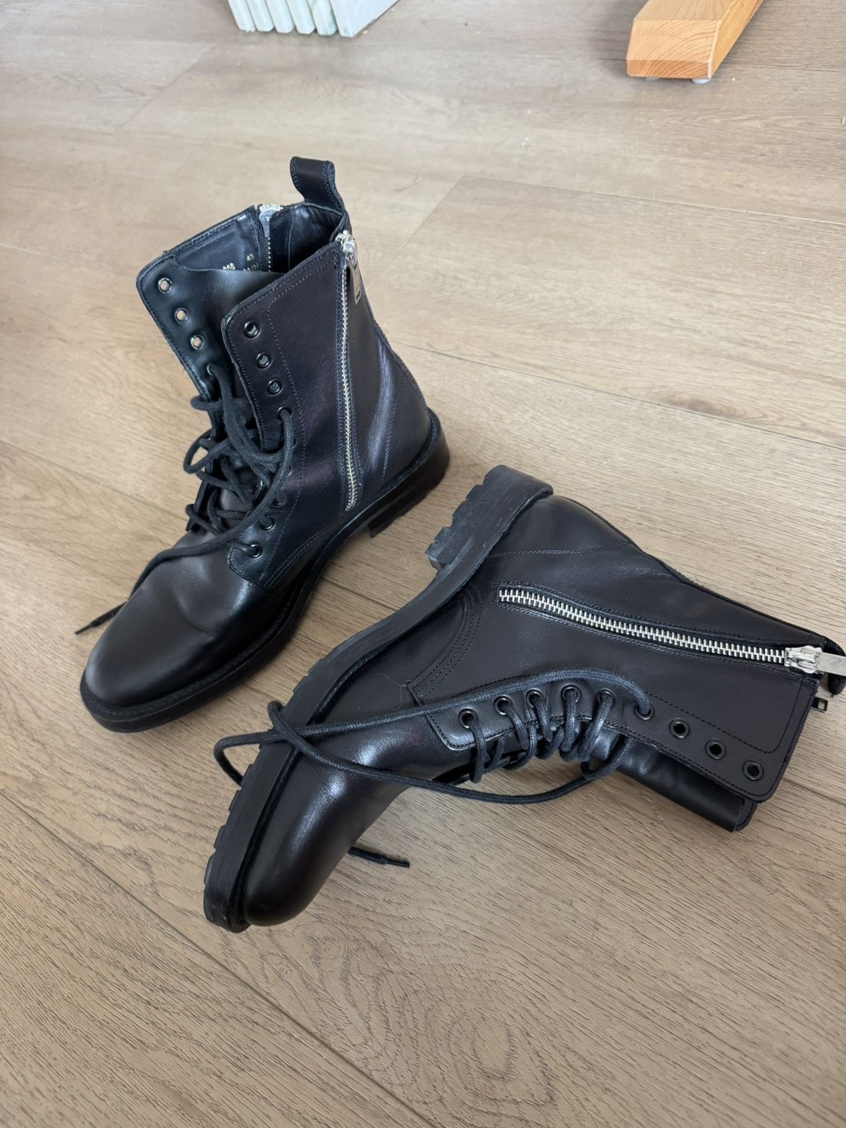 Saint Laurent Paris FW15 Double Zip Rangers Boots Size US 10 / EU 43 - 9 Thumbnail