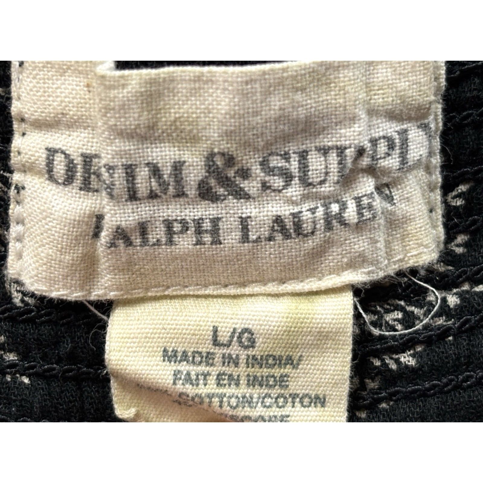 Vintage Denim & Supply Ralph Lauren Pants Women L Wrap Wide-Leg Floral Elastic Waist Size 36" / US 14 / IT 50 - 7 Thumbnail