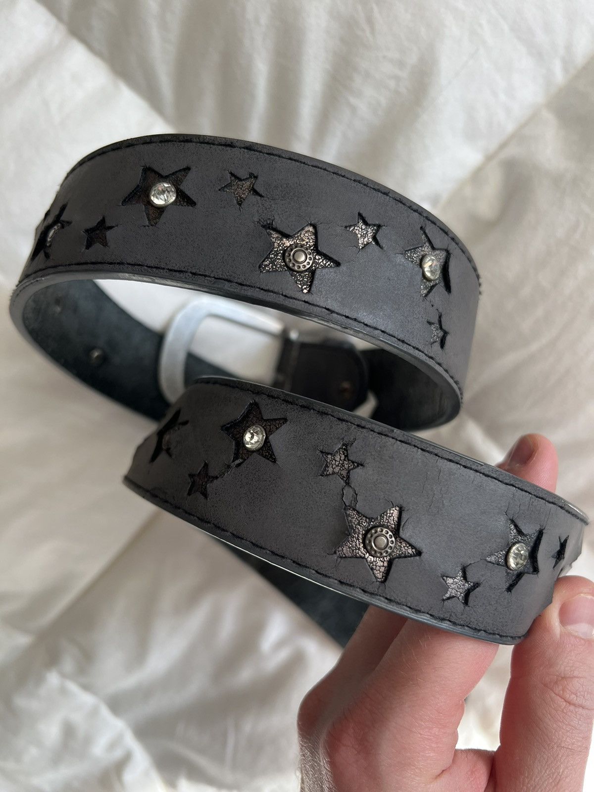 Hysteric Glamour × If Six Was Nine × Vintage Y2K Vintage Leather Belt BB Simon Style Size ONE SIZE - 6 Thumbnail