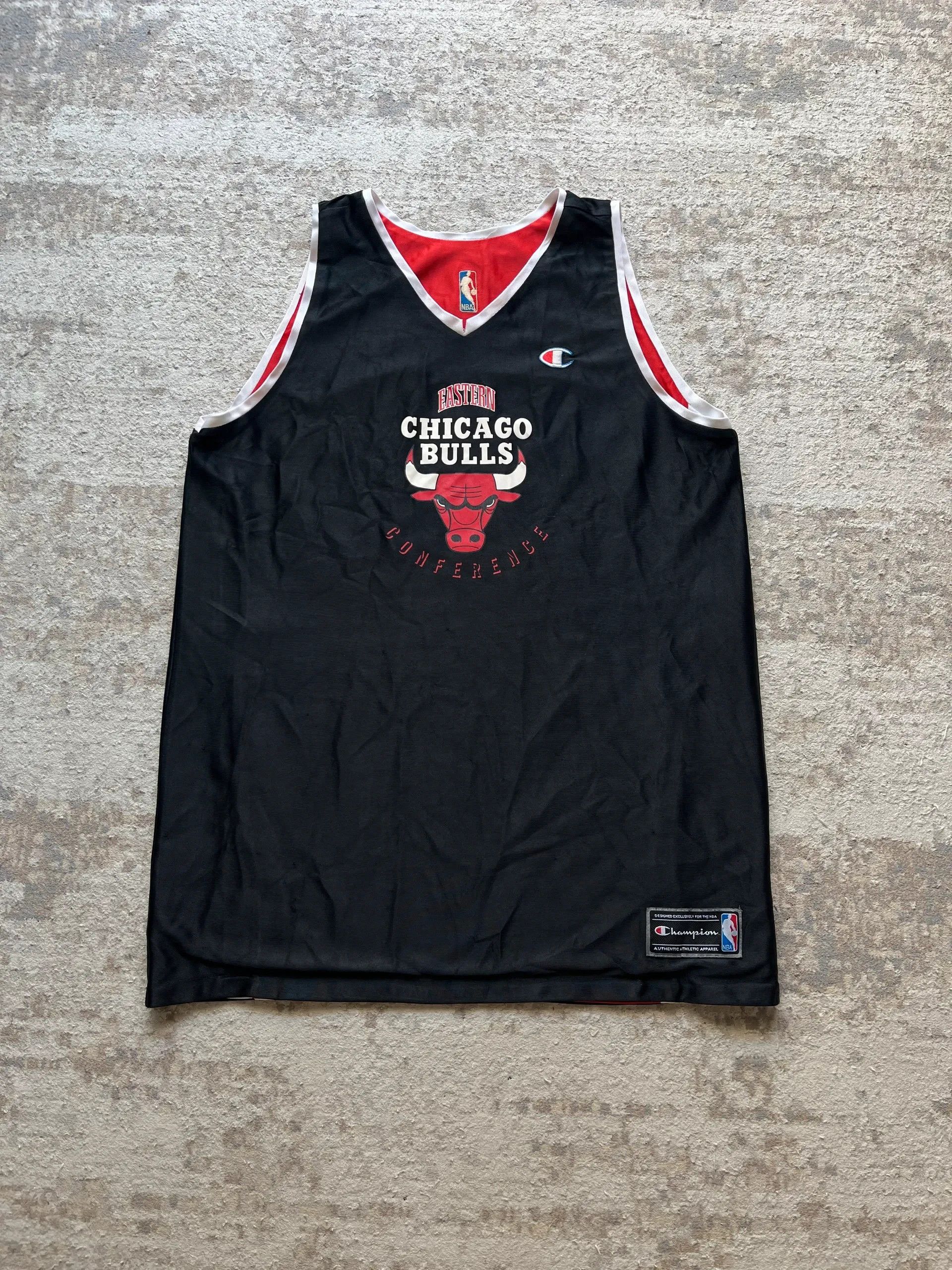 Champion Champion x Chicago Bulls Double Side Jersey Top Tank NBA Size US L / EU 52-54 / 3 - 1 Thumbnail