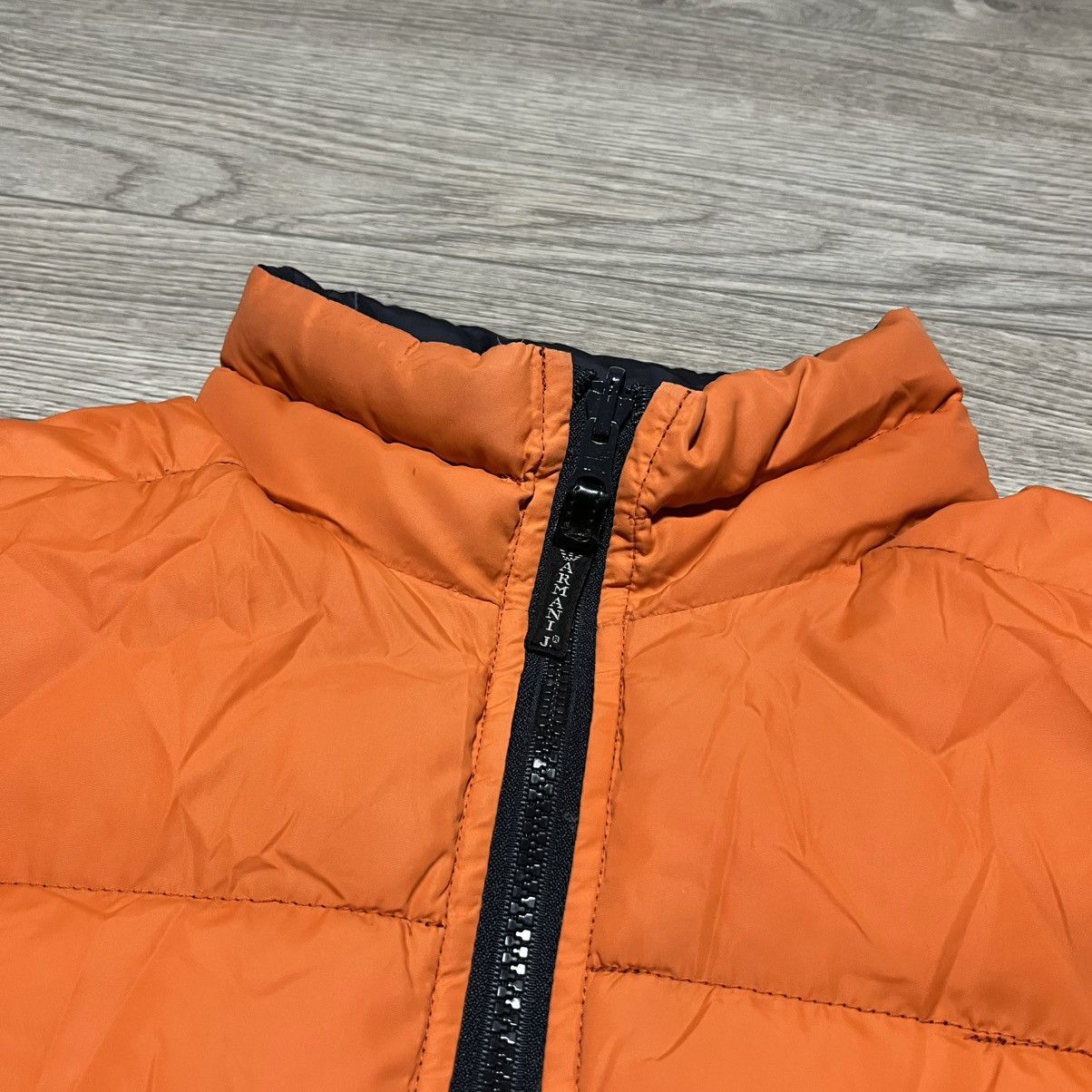 Emporio Armani Armani Vest Goose Down Nylon Reversible Vest Jacket Orange Size US S / EU 44-46 / 1 - 5 Thumbnail