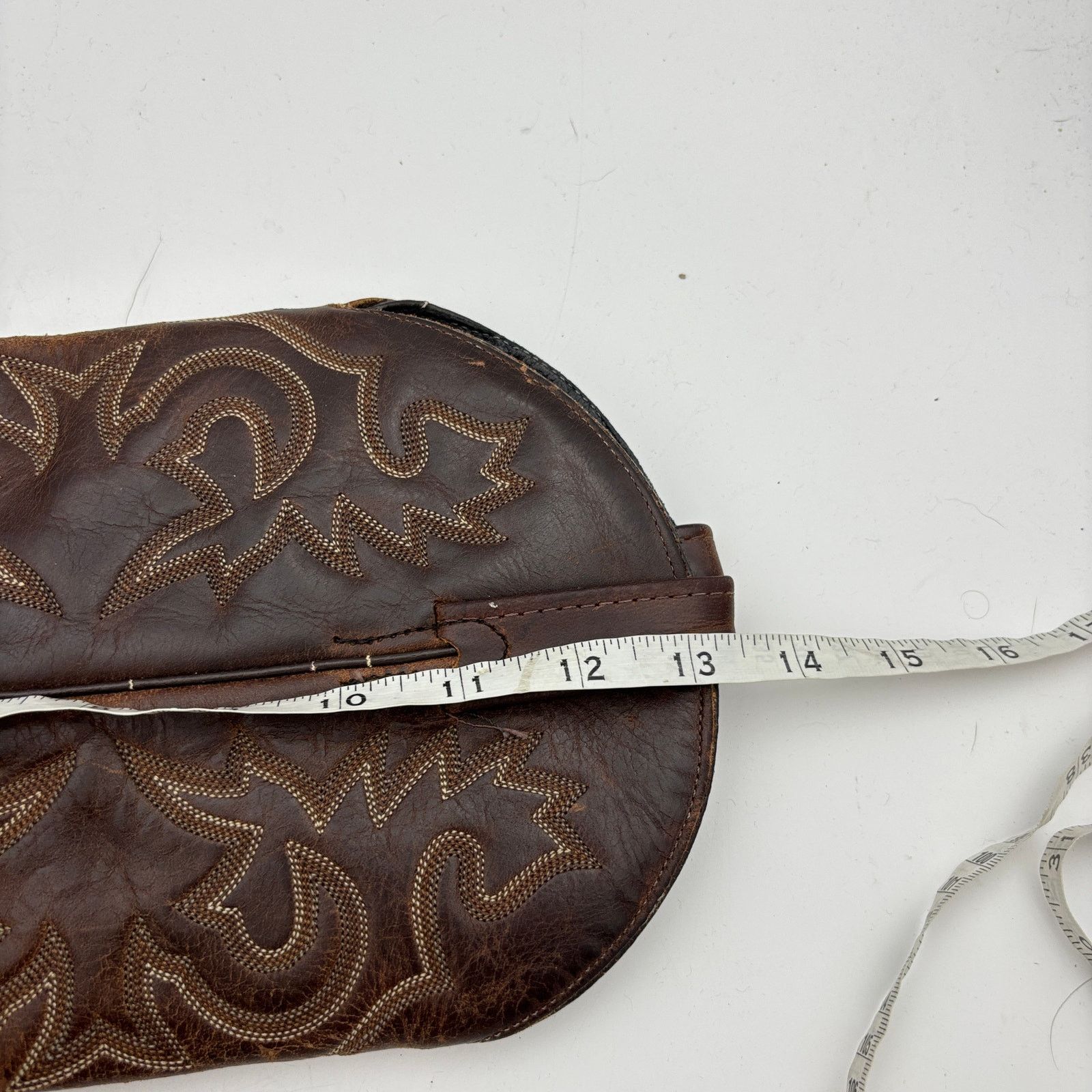 Vintage Vintage J. Chisholm Brown Leather Western Boots Men's 8.5D Size US 8.5 / EU 41-42 - 9 Thumbnail