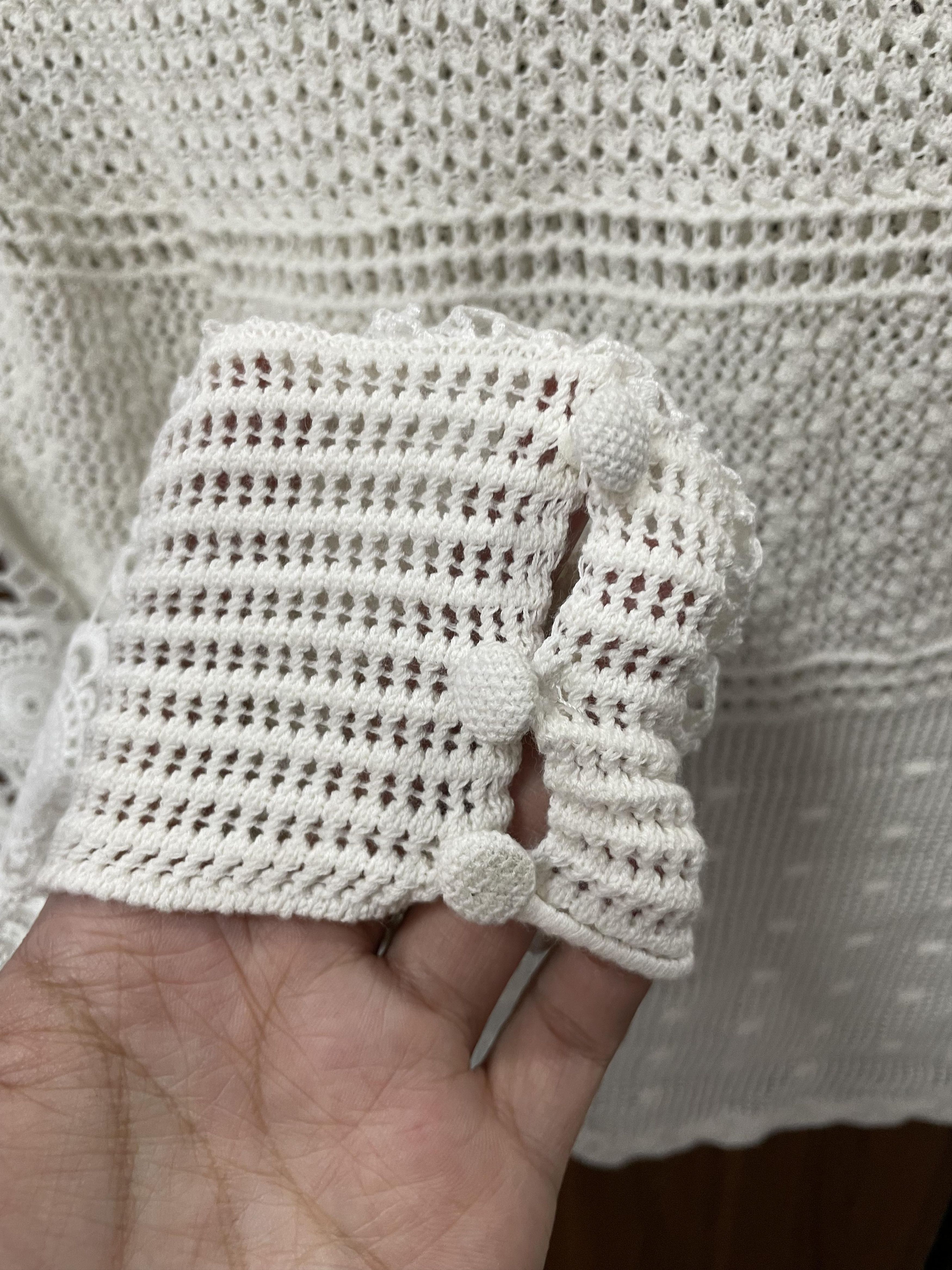 Dior Christian Dior - Knit Sweater - Crochet Size S / US 4 / IT 40 - 10 Thumbnail
