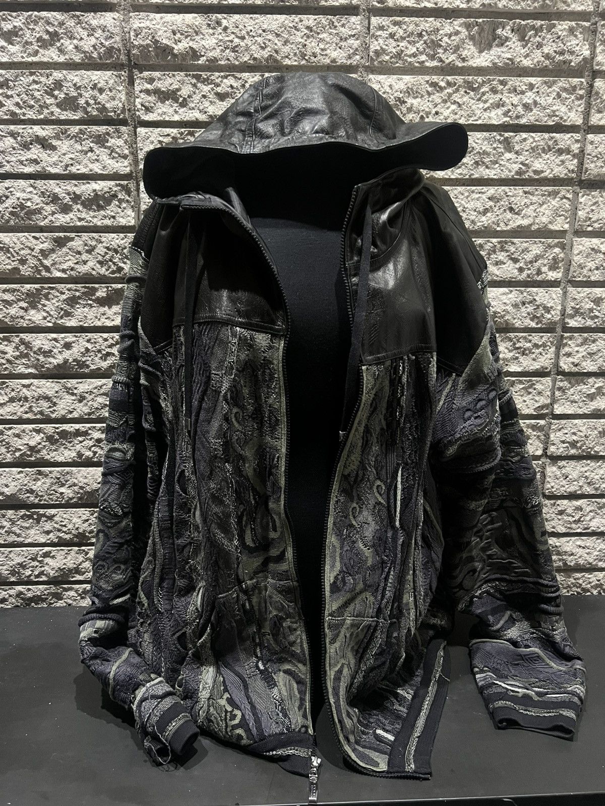 Coogi HANDMADE COOGI DESIGN LEATHER hooded Jacket Size US XXL / EU 58 / 5 - 1 Thumbnail