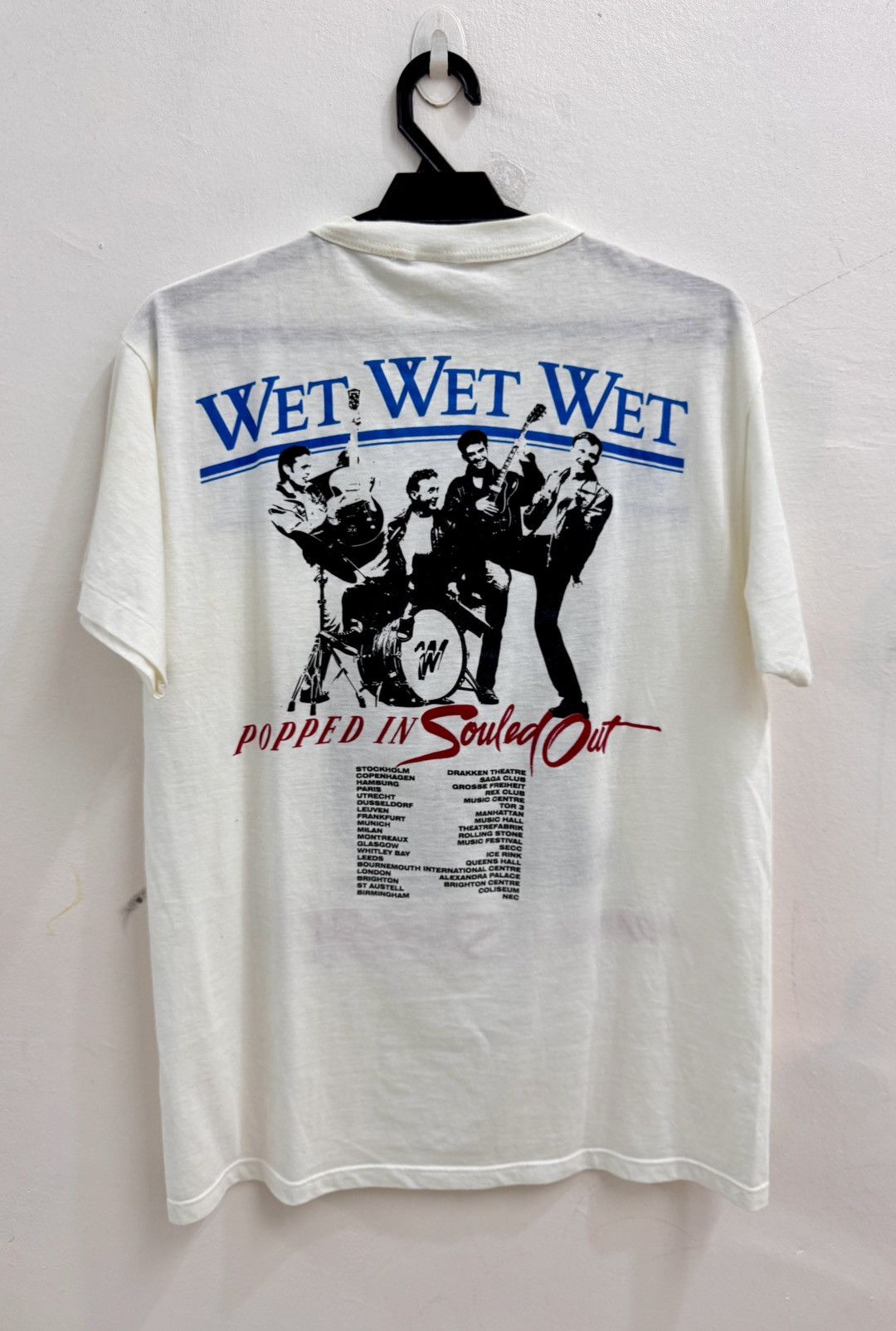 Band Tees Vtg Wet Wet Wet Band..Popped In Souled Out Tour 1987 Size US L / EU 52-54 / 3 - 2 Thumbnail