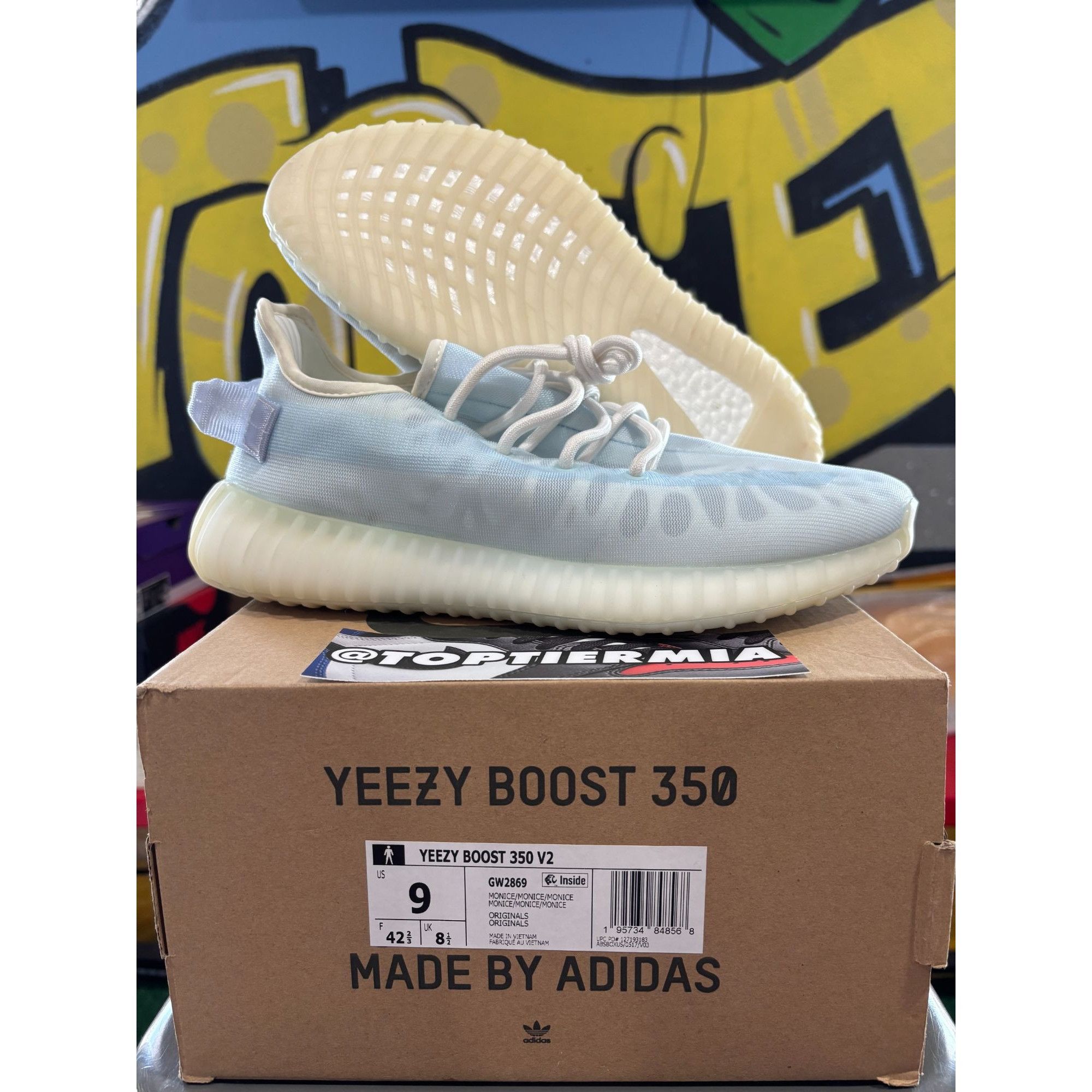 yeezy boost 350 v2 mono ice 2021 sz