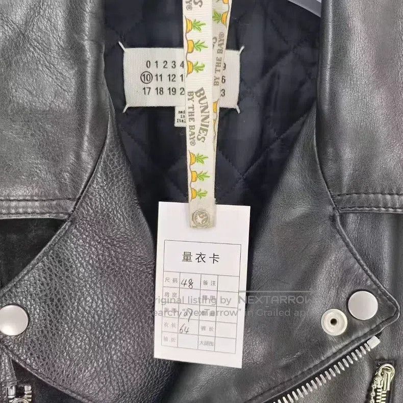 Maison Margiela Maison Margiela Locomotive leather jacket Size US M / EU 48-50 / 2 - 5 Thumbnail