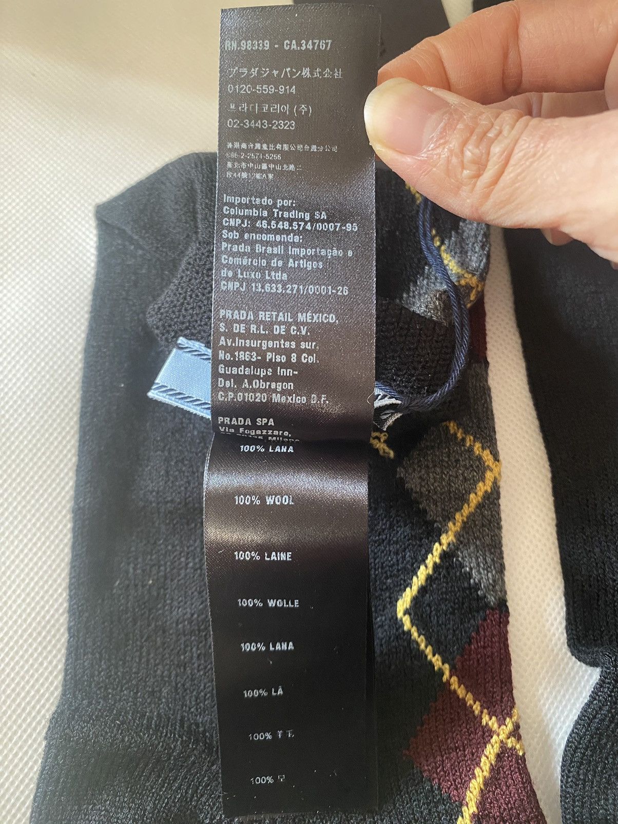 Prada 🧦[80% OFF] Prada argyle wool socks Size ONE SIZE - 7 Thumbnail