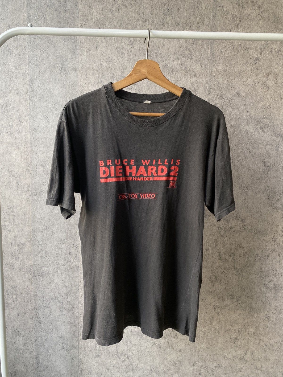 Fox Racing × Vintage Vintage 90’s Bruce Willis Die Hard 2 Promotion Movie Shirt Size US S / EU 44-46 / 1 - 2 Thumbnail
