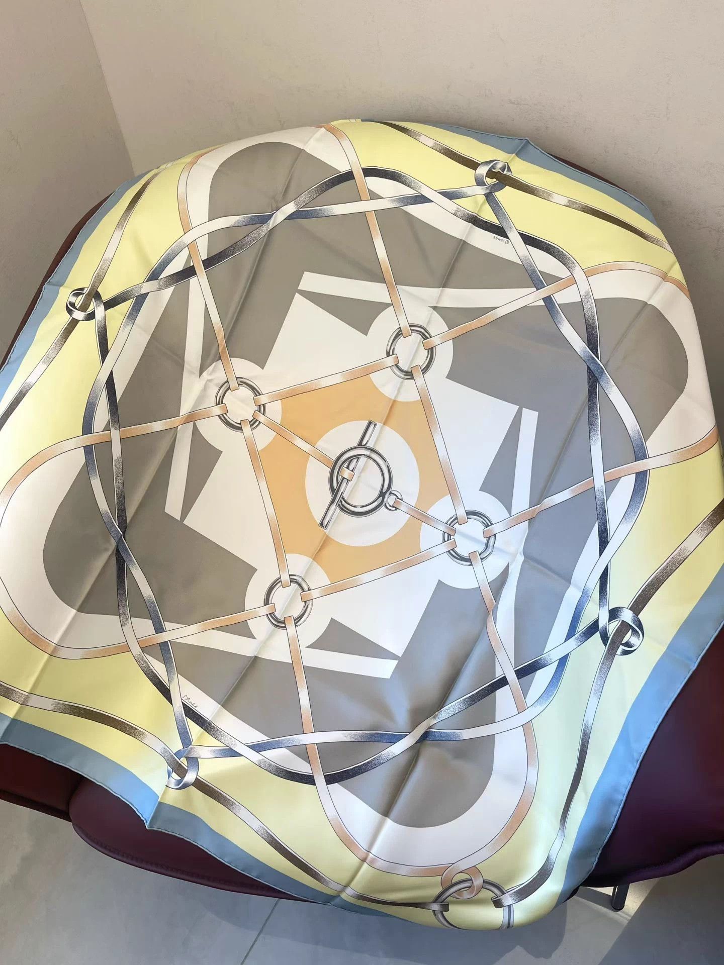 Hermes Hermès Artistic Silk Scarf 90x90 AE874 Size ONE SIZE - 6 Thumbnail