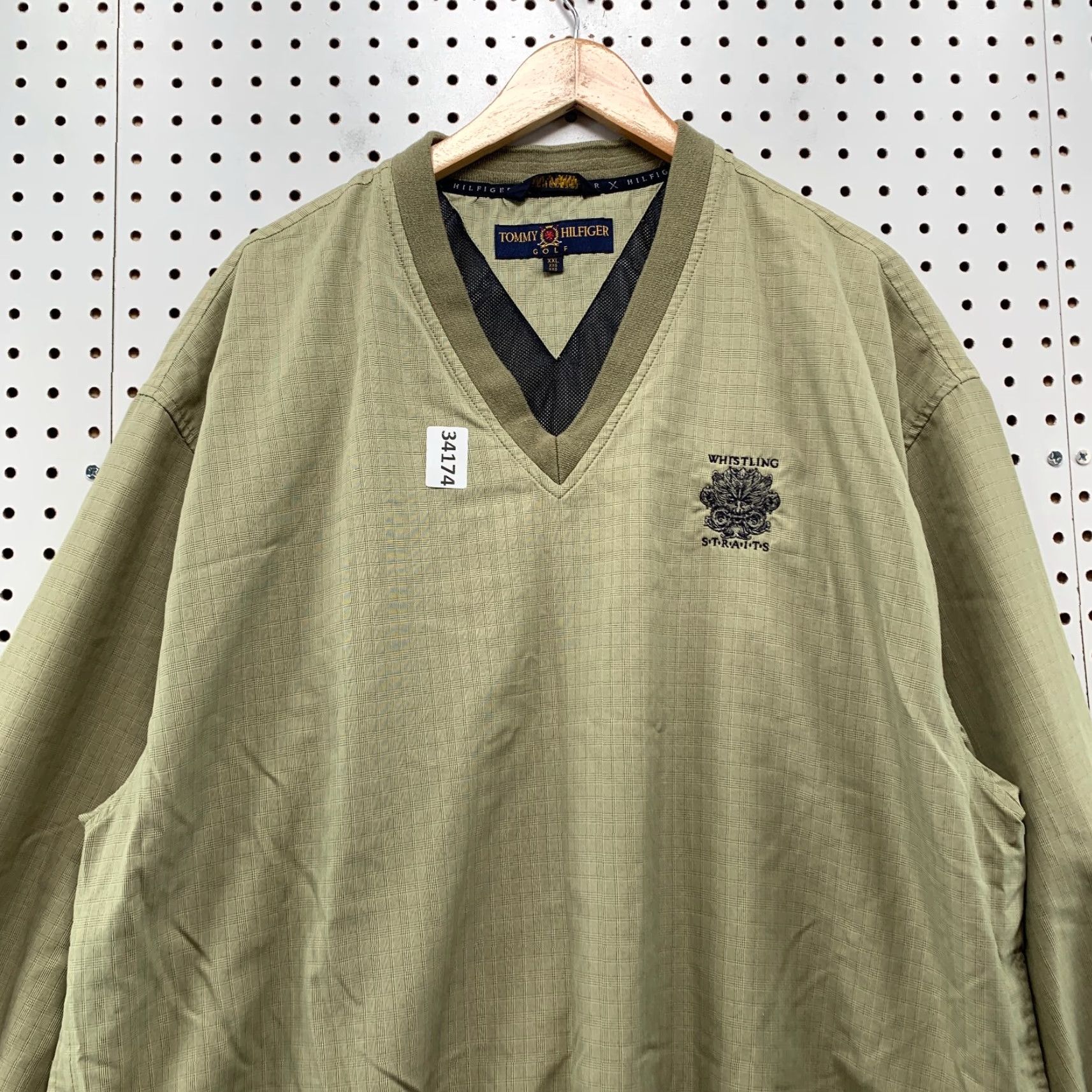 Tommy Hilfiger VINTAGE Tommy Hilfiger Golf Windbreaker Pullover Jacket Mens 2XL WHISTLING Strait 27x29 Brown GTX? Size US XXL / EU 58 / 5 - 7 Thumbnail