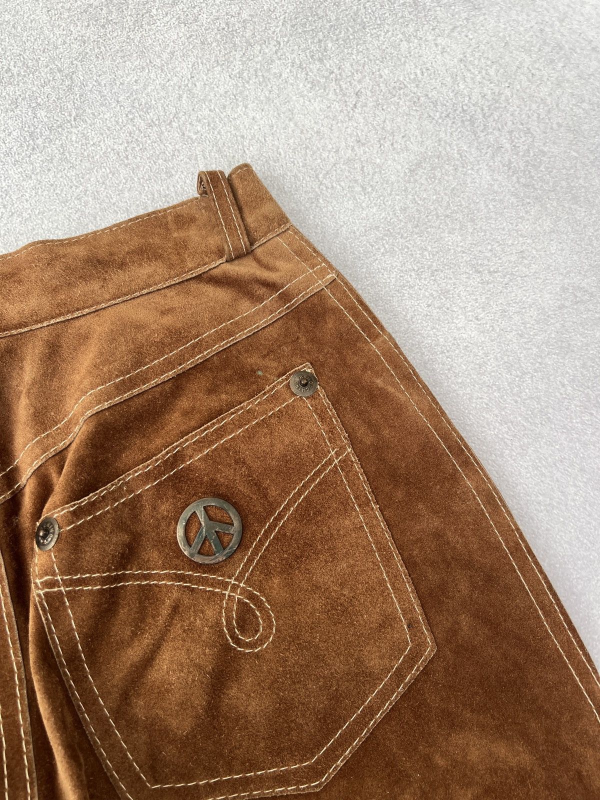 Designer × Moschino × Vintage Vintage Moschino Leather Women’s Rare Pants Cowboy Style Size 30" / US 8 / IT 44 - 20 Thumbnail
