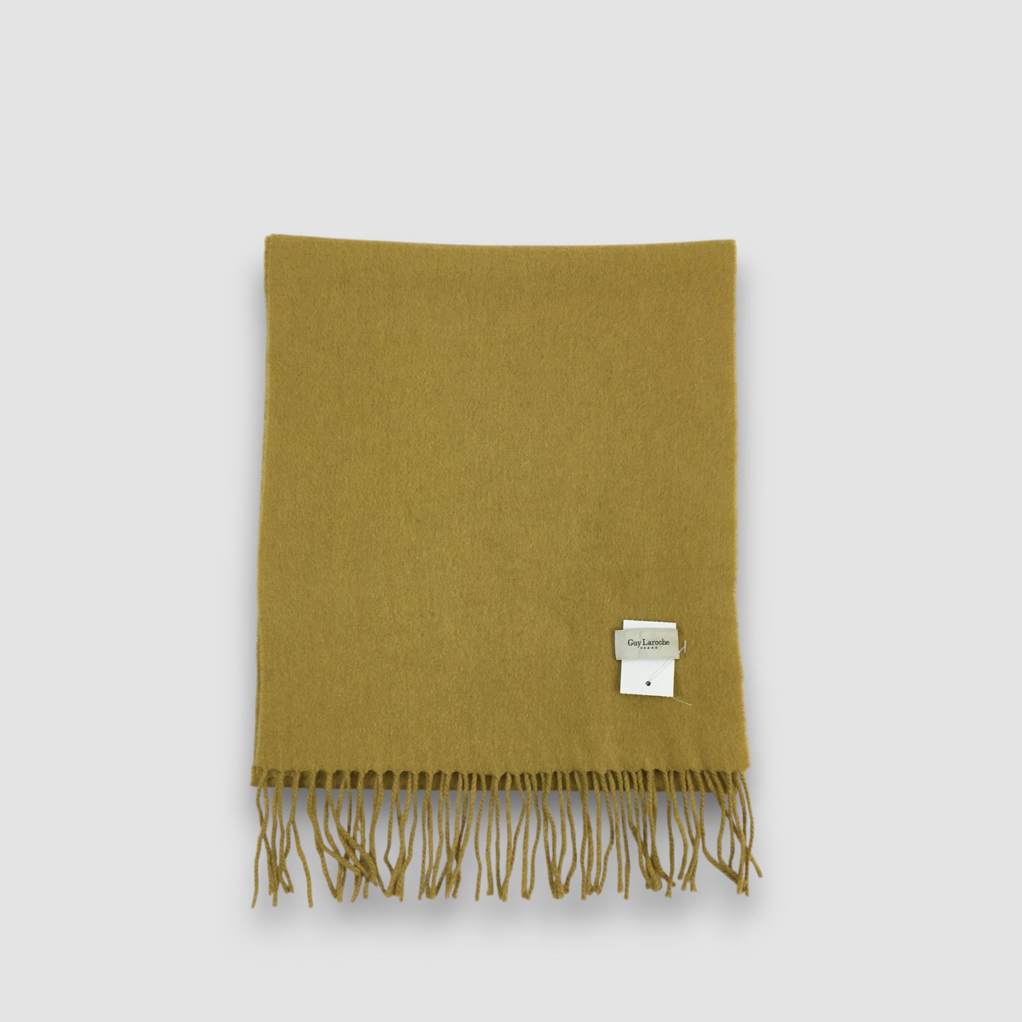 Guy Laroche Vintage Guy Laroche Scarf Muffler Wool Cashmere Scarves Size ONE SIZE - 2 Thumbnail