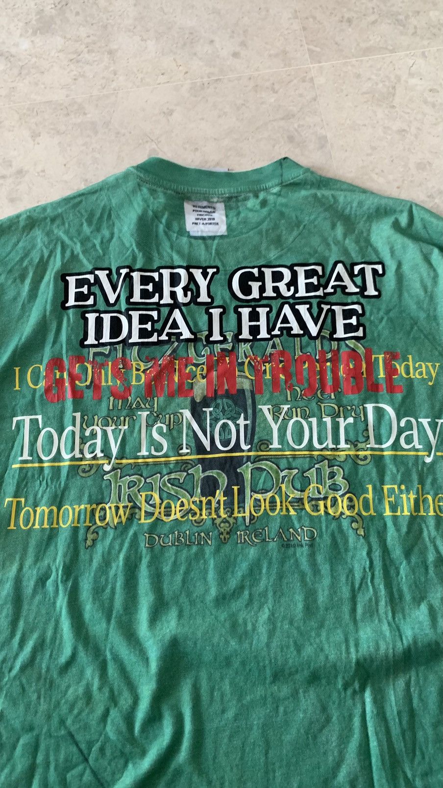 Vetements Vetements rare I love Sluts Tromphe l'oeill print LS tee Size US XXL / EU 58 / 5 - 6 Thumbnail