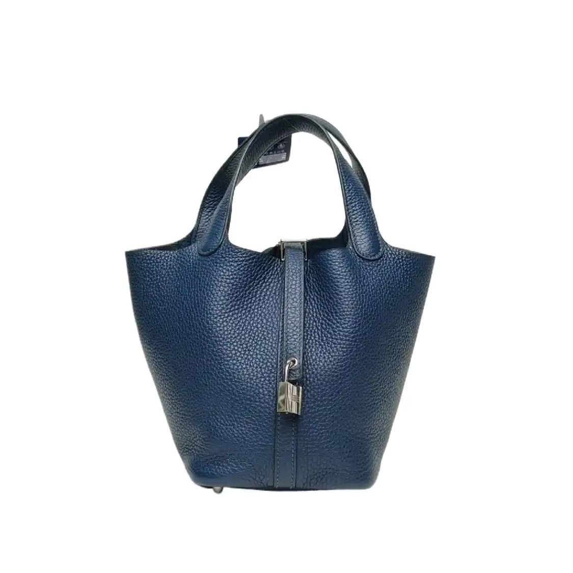 Hermes Hermes Picotin Lock 18 Prussian Blue Clemence cowhide leather picotin handbag si Size ONE SIZE - 1 Thumbnail