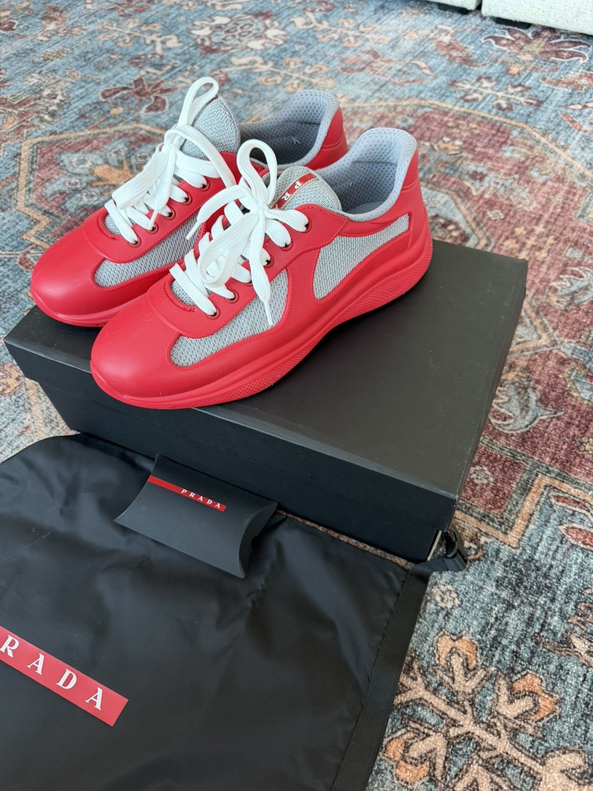 Prada America Cup Soft Rubber Size US 9 / EU 42 - 2 Thumbnail