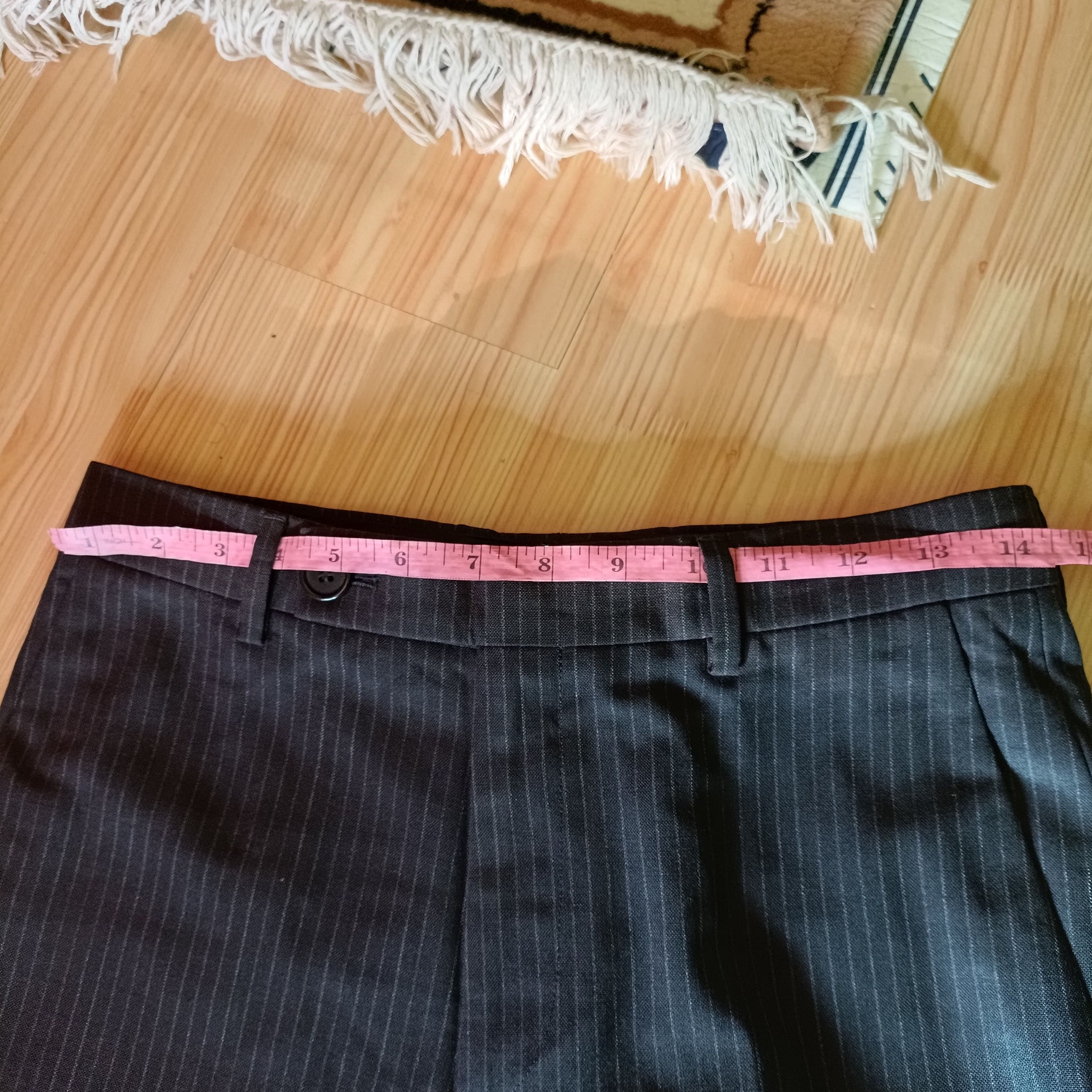 Celine Celine pinstriped wool trouser runaway Size US 28 / EU 44 - 11 Thumbnail