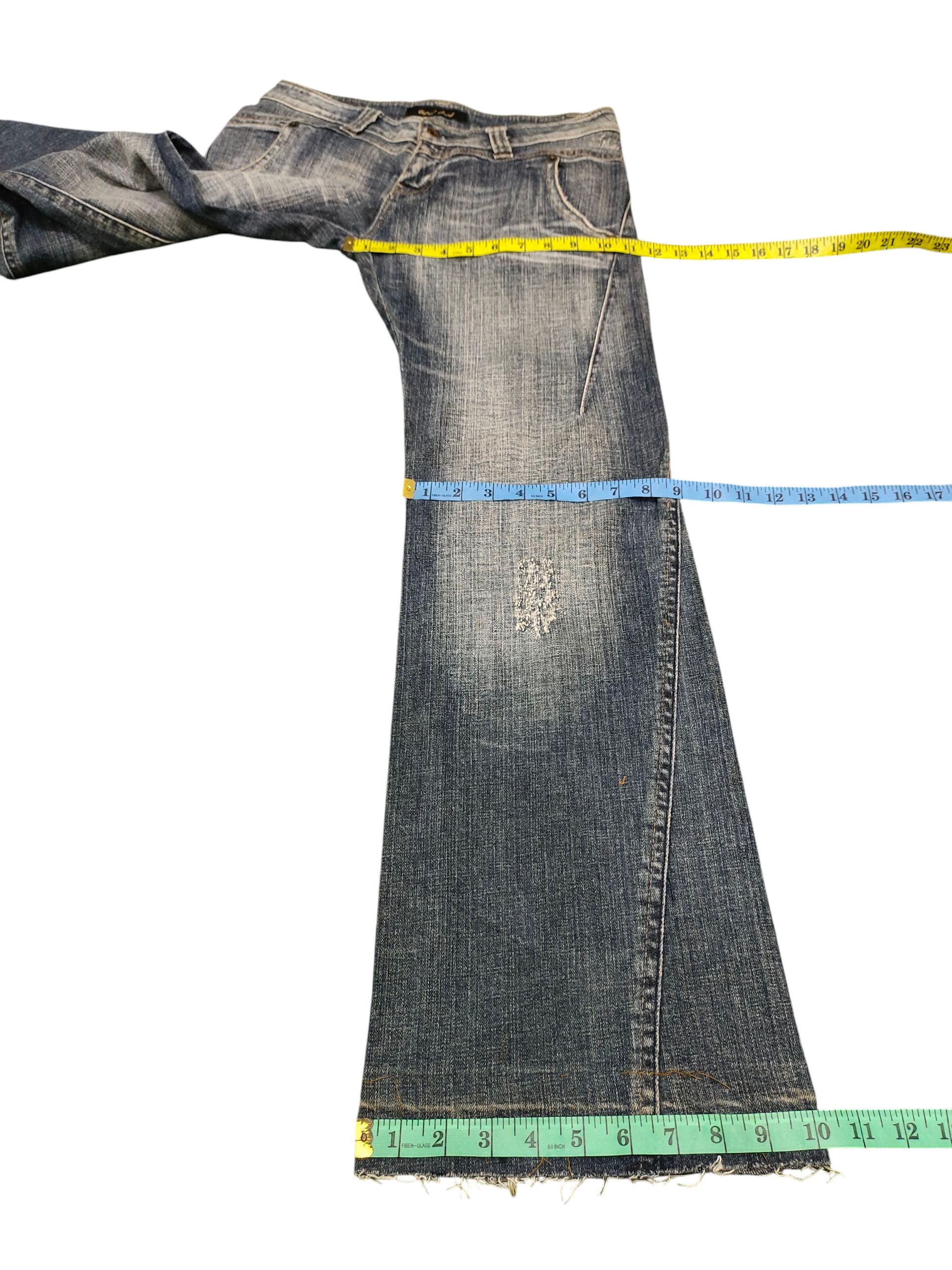 Hysteric Glamour Flare Jeans Camel Road Clawmark Distress Faded Bootcut Y2k Size US 32 / EU 48 - 17 Thumbnail