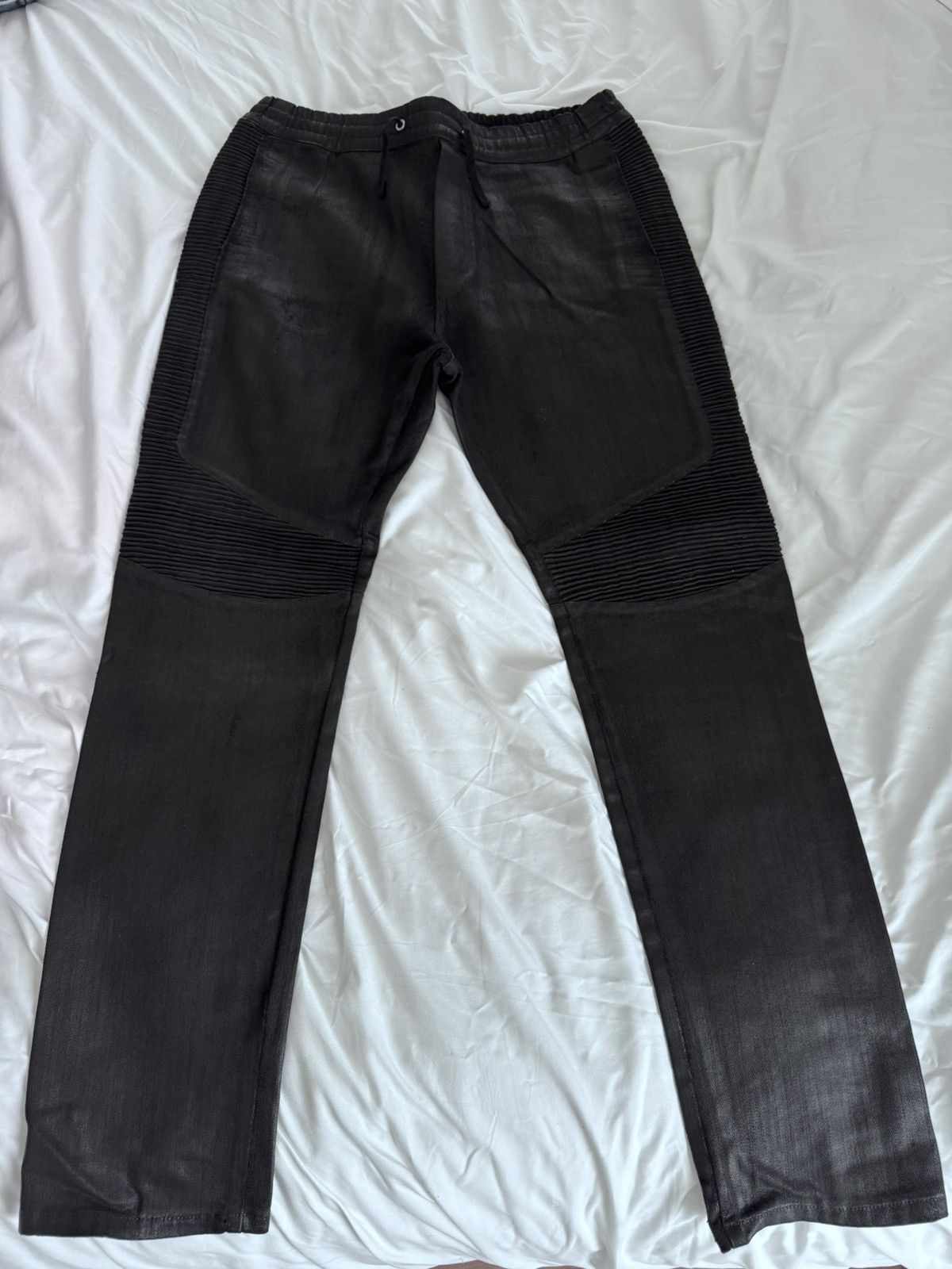 Balmain Balmain Biker waxed jeans Size US 34 / EU 50 - 1 Thumbnail