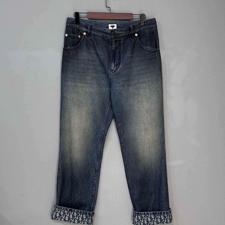 Dior Dior 25 New Monogram Straight Jeans Size US 34 / EU 50 - 1 Thumbnail