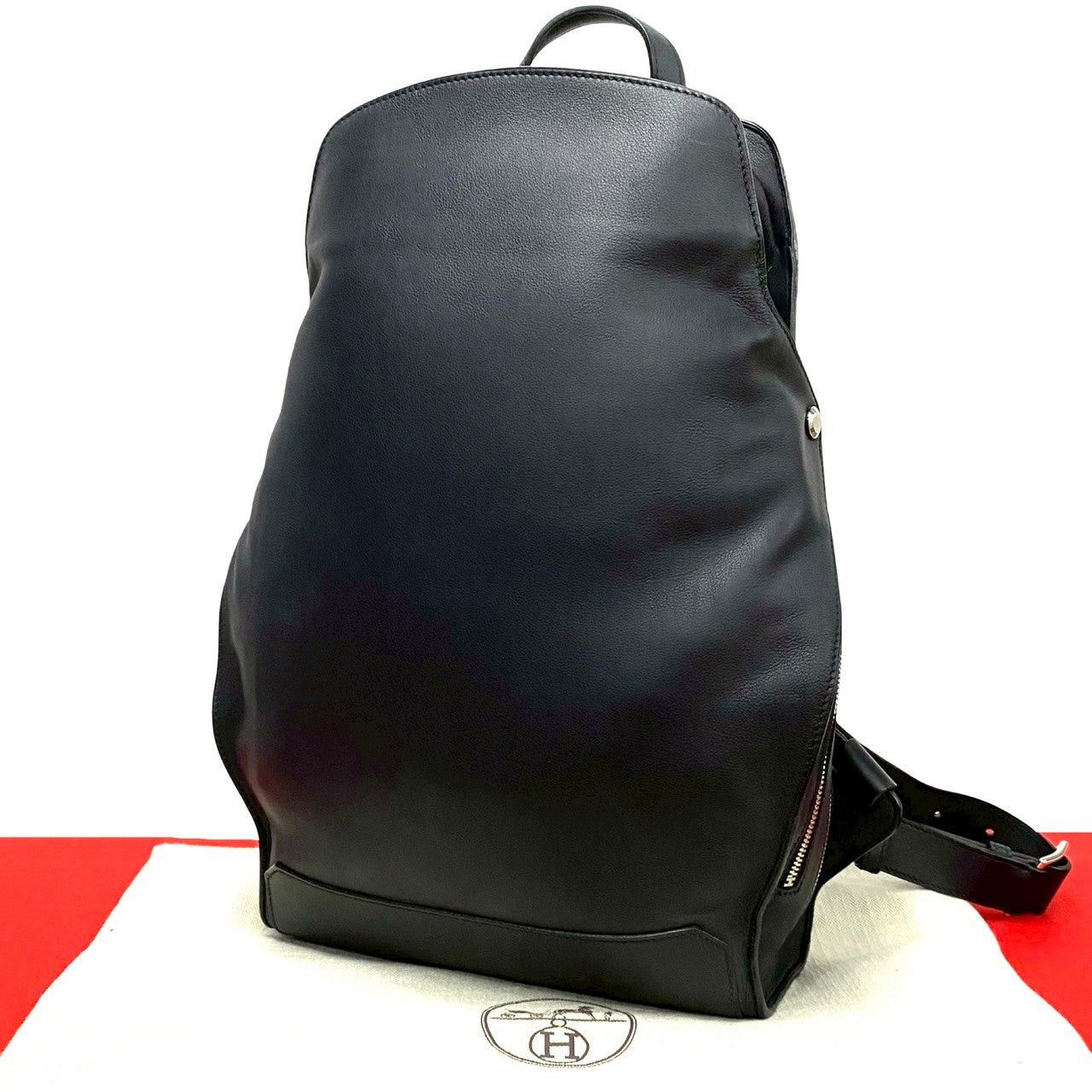 Hermes Hermes Backpack Blue Leather Size ONE SIZE - 1 Thumbnail